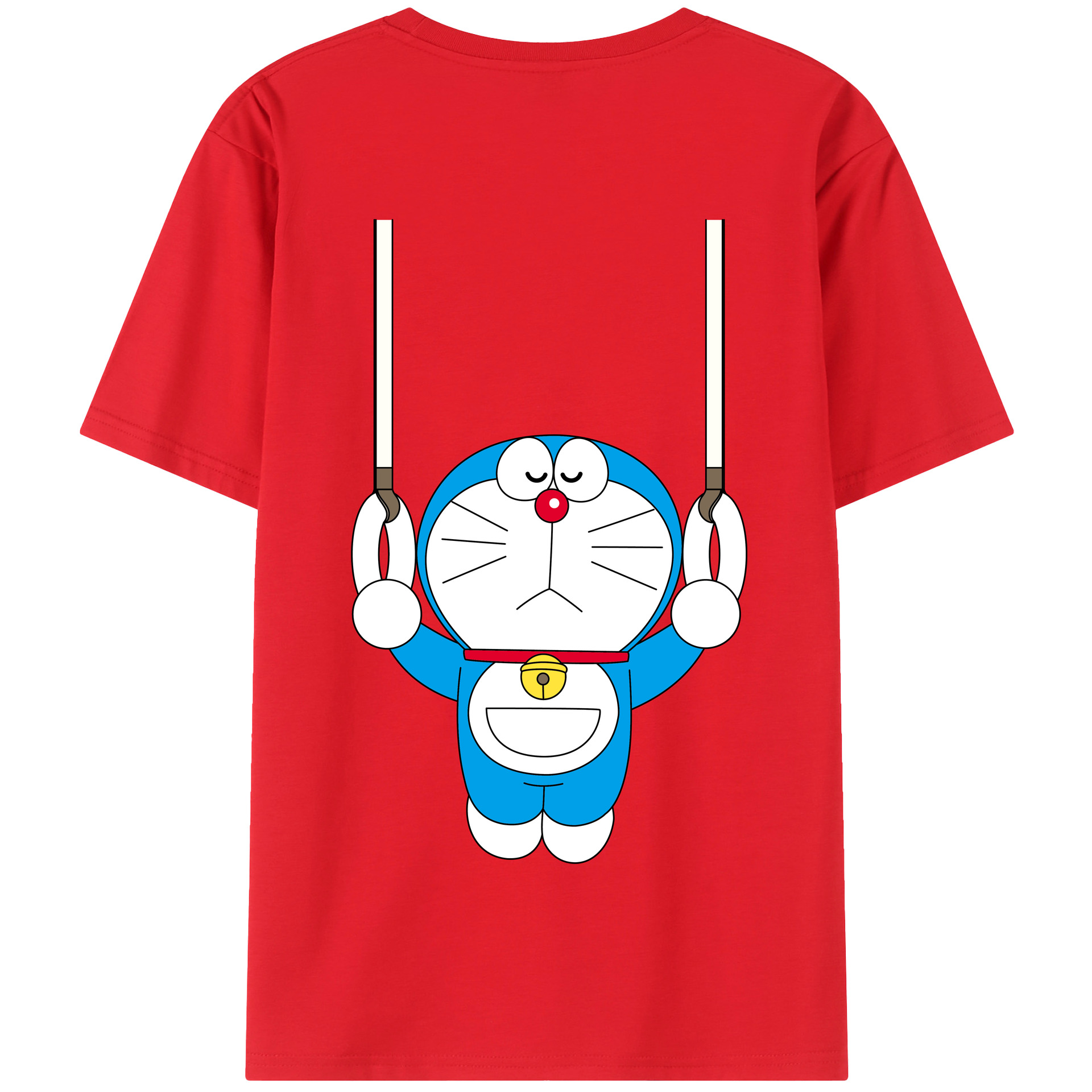（画像用） ドラえもん Doraemon 綿100％半袖Tシャツ（背面プリント）