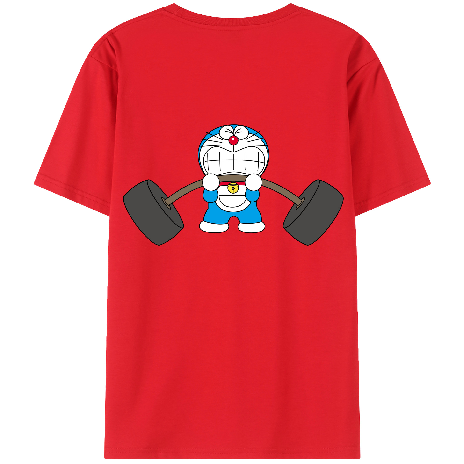 （画像用） ドラえもん Doraemon 綿100％半袖Tシャツ（背面プリント）