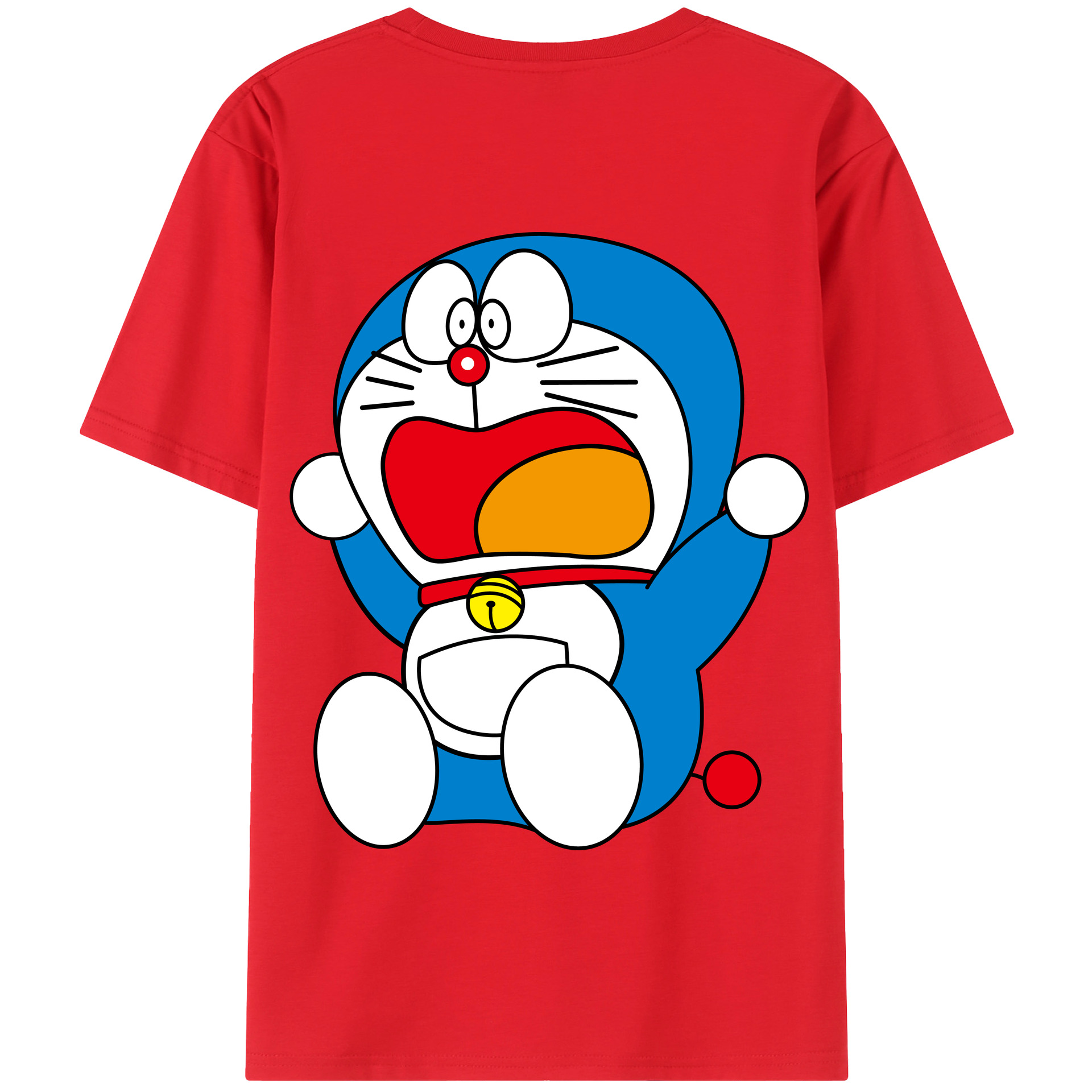 （画像用） ドラえもん Doraemon 綿100％半袖Tシャツ（背面プリント）