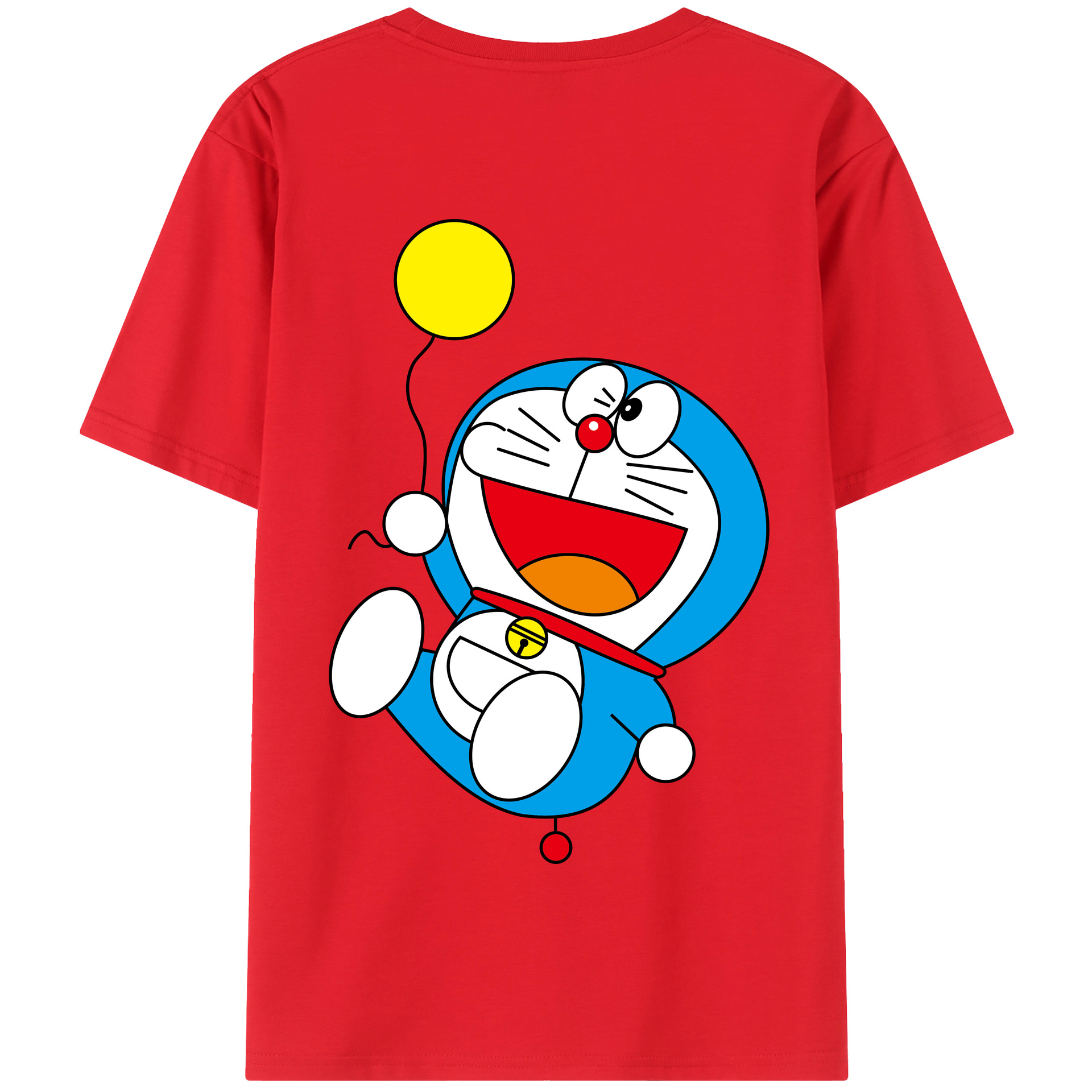 （画像用） ドラえもん Doraemon 綿100％半袖Tシャツ（背面プリント）