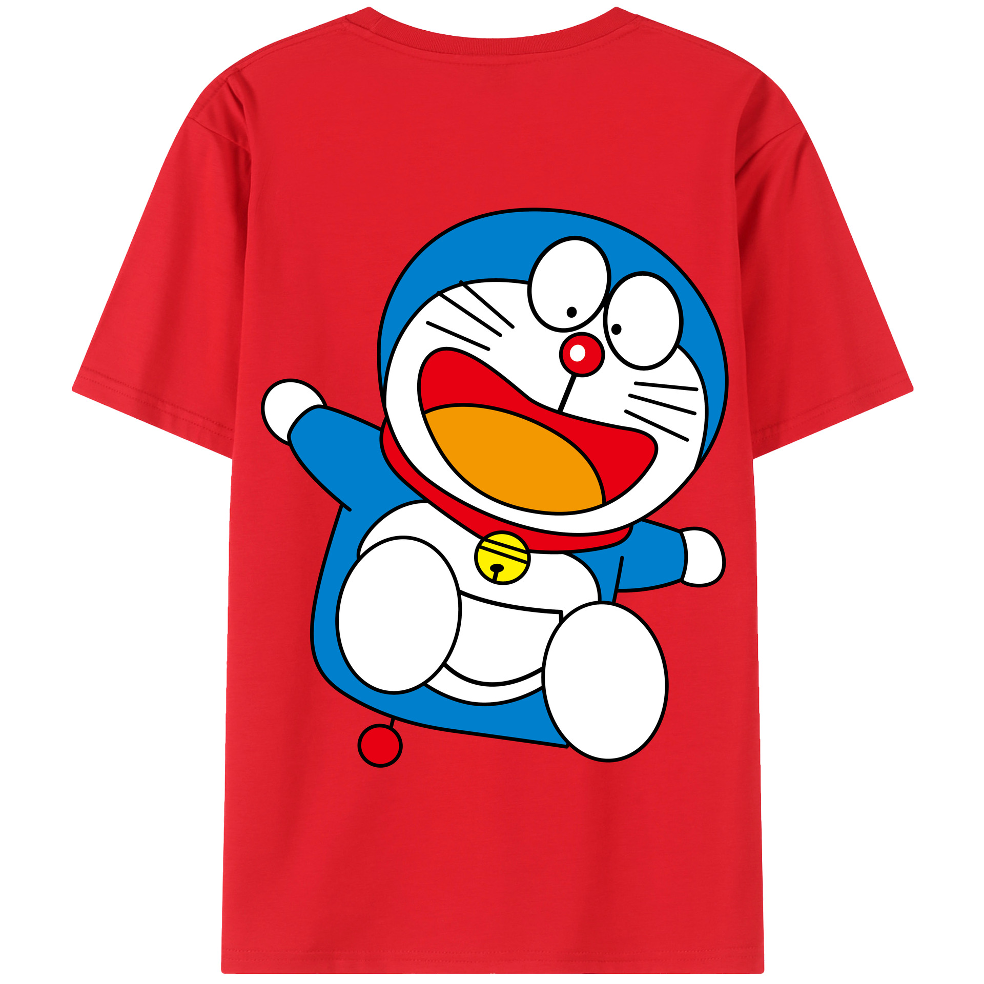 （画像用） ドラえもん Doraemon 綿100％半袖Tシャツ（背面プリント）