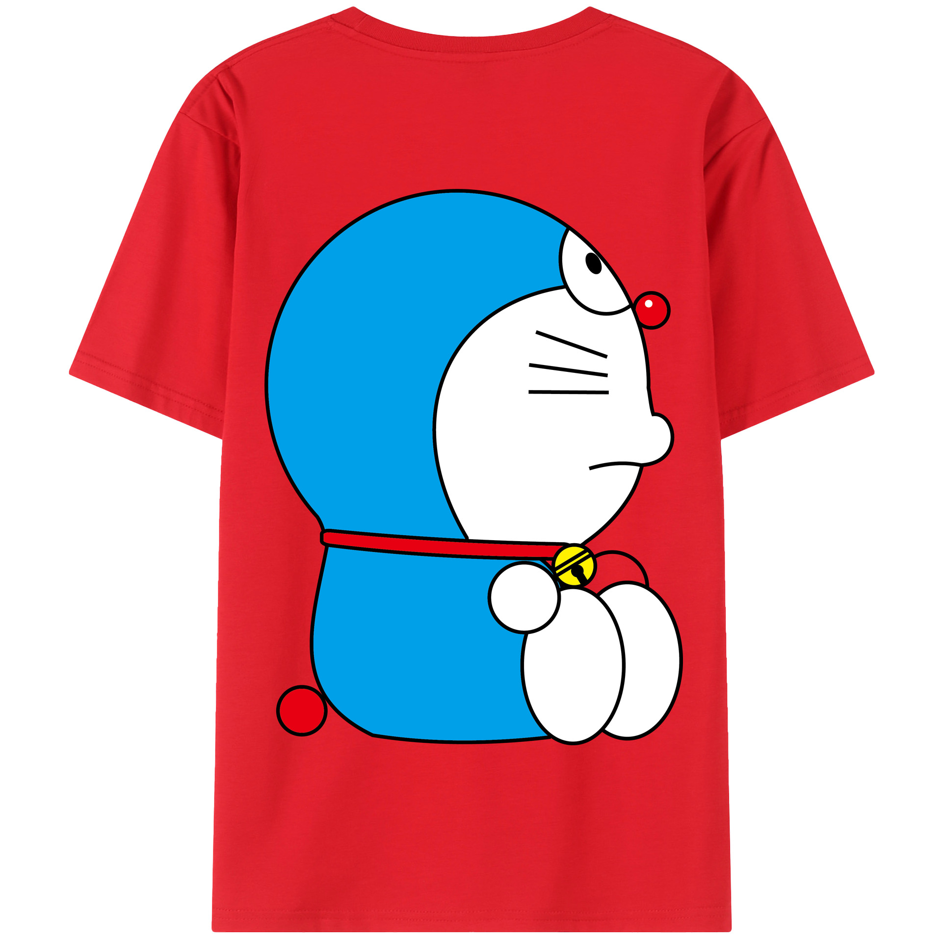 （画像用） ドラえもん Doraemon 綿100％半袖Tシャツ（背面プリント）