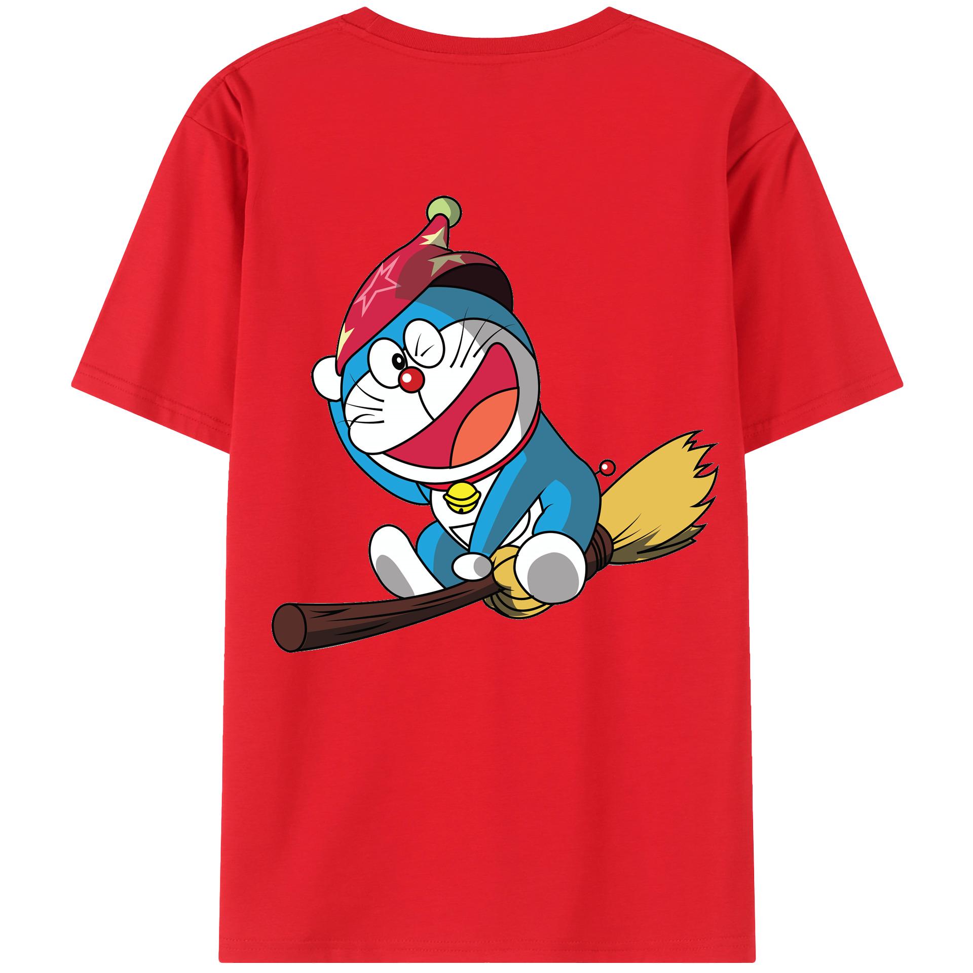 （画像用） ドラえもん Doraemon 綿100％半袖Tシャツ（背面プリント）