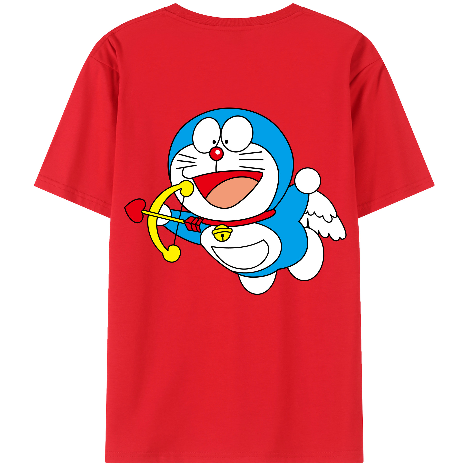 （画像用） ドラえもん Doraemon 綿100％半袖Tシャツ（背面プリント）