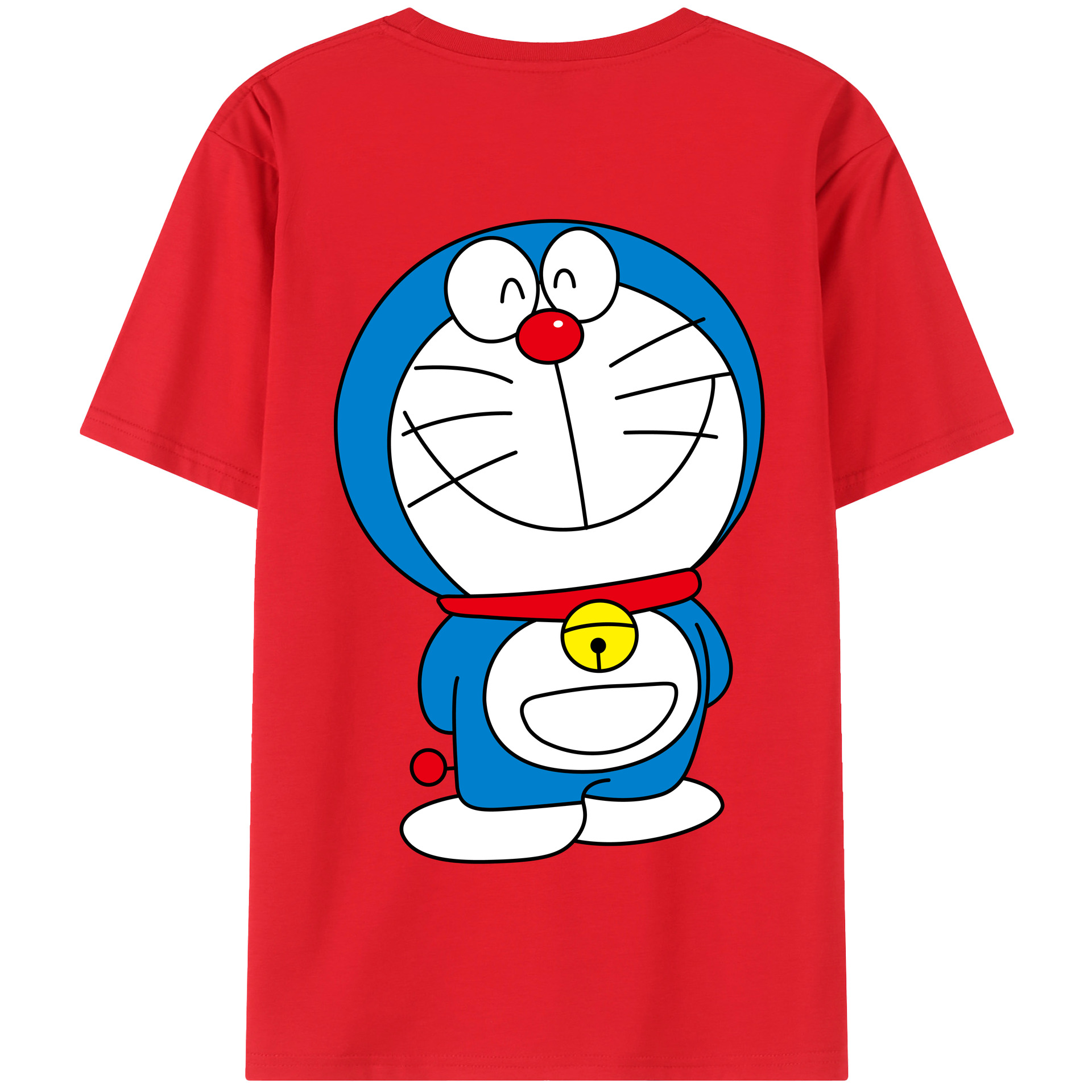 （画像用） ドラえもん Doraemon 綿100％半袖Tシャツ（背面プリント）