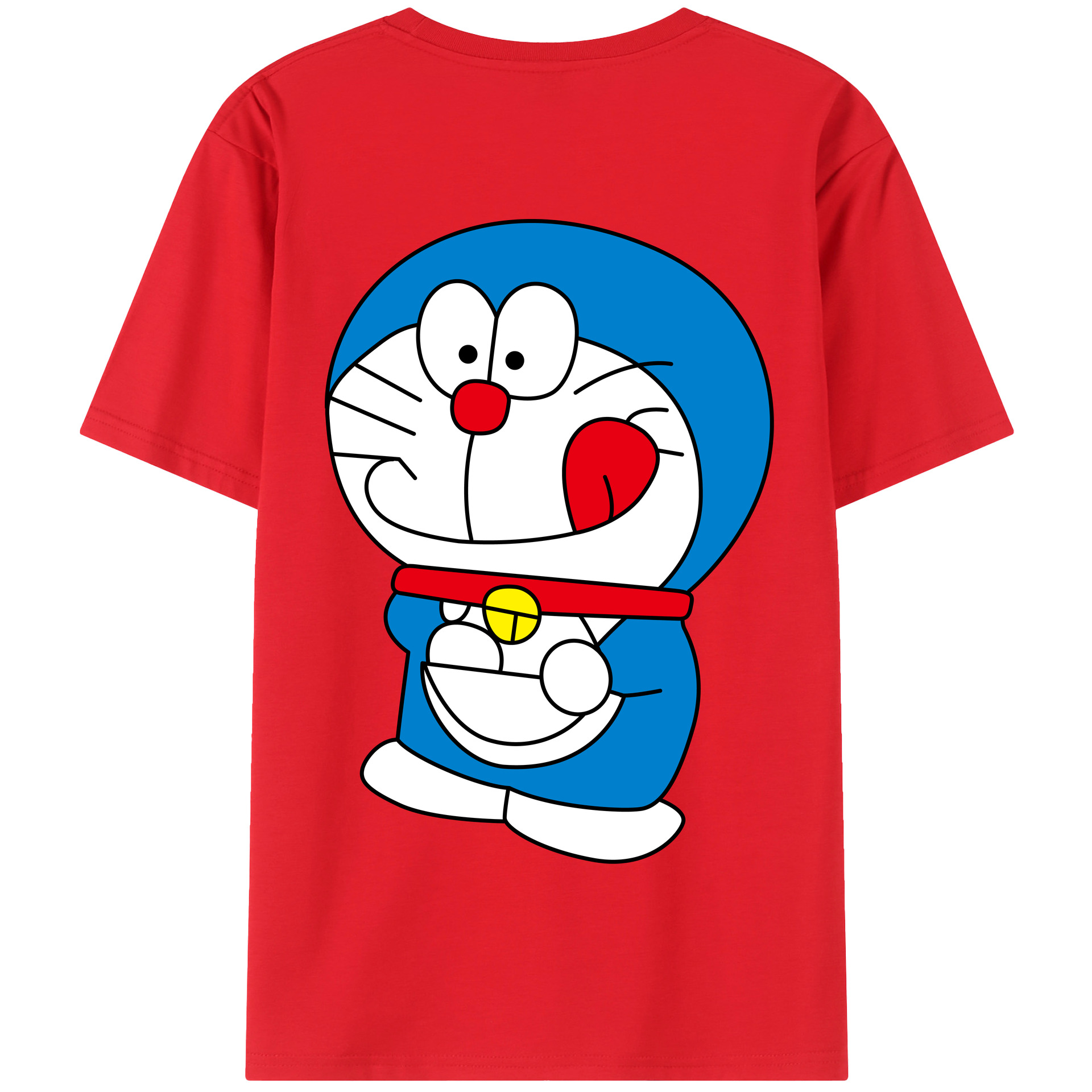 （画像用） ドラえもん Doraemon 綿100％半袖Tシャツ（背面プリント）