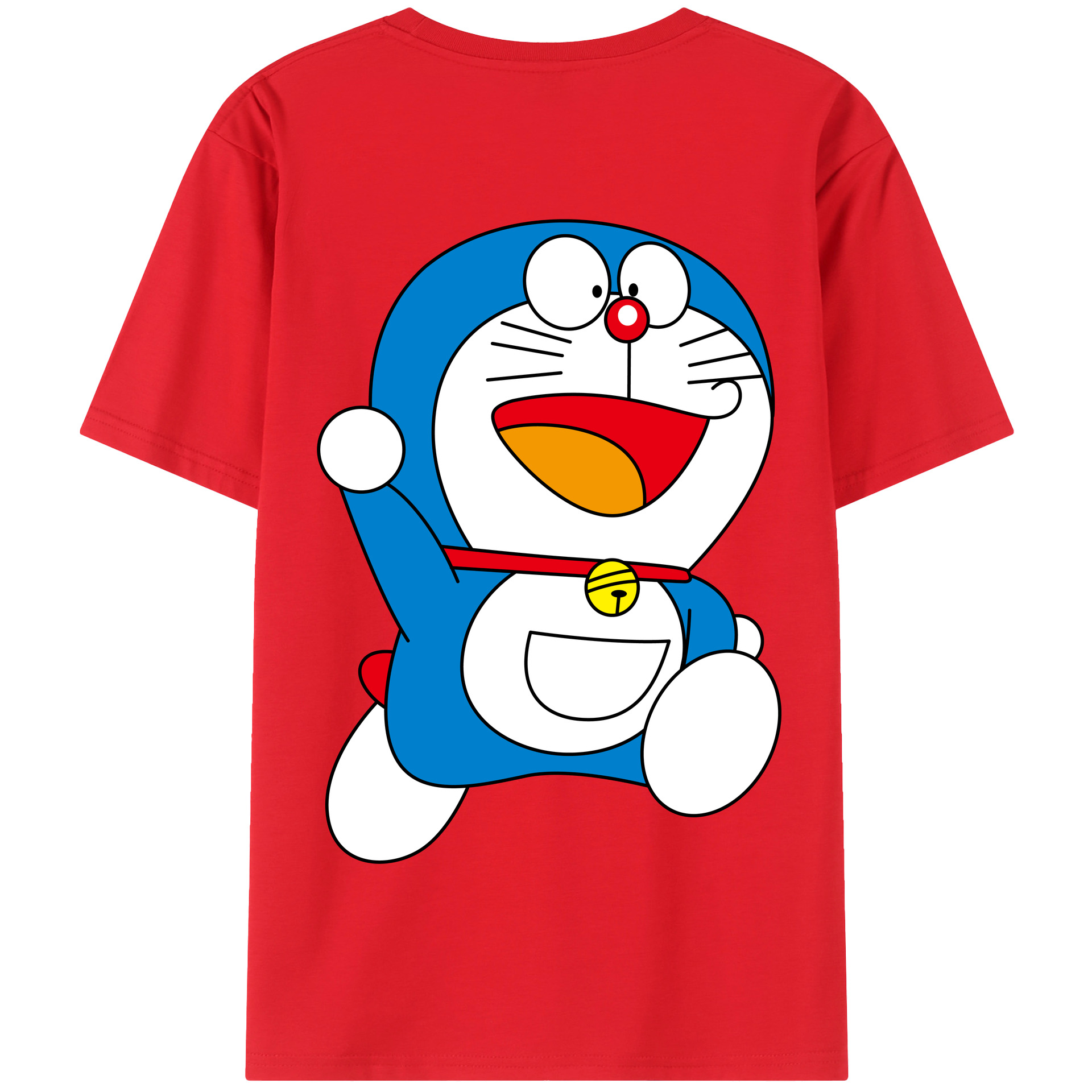 （画像用） ドラえもん Doraemon 綿100％半袖Tシャツ（背面プリント）