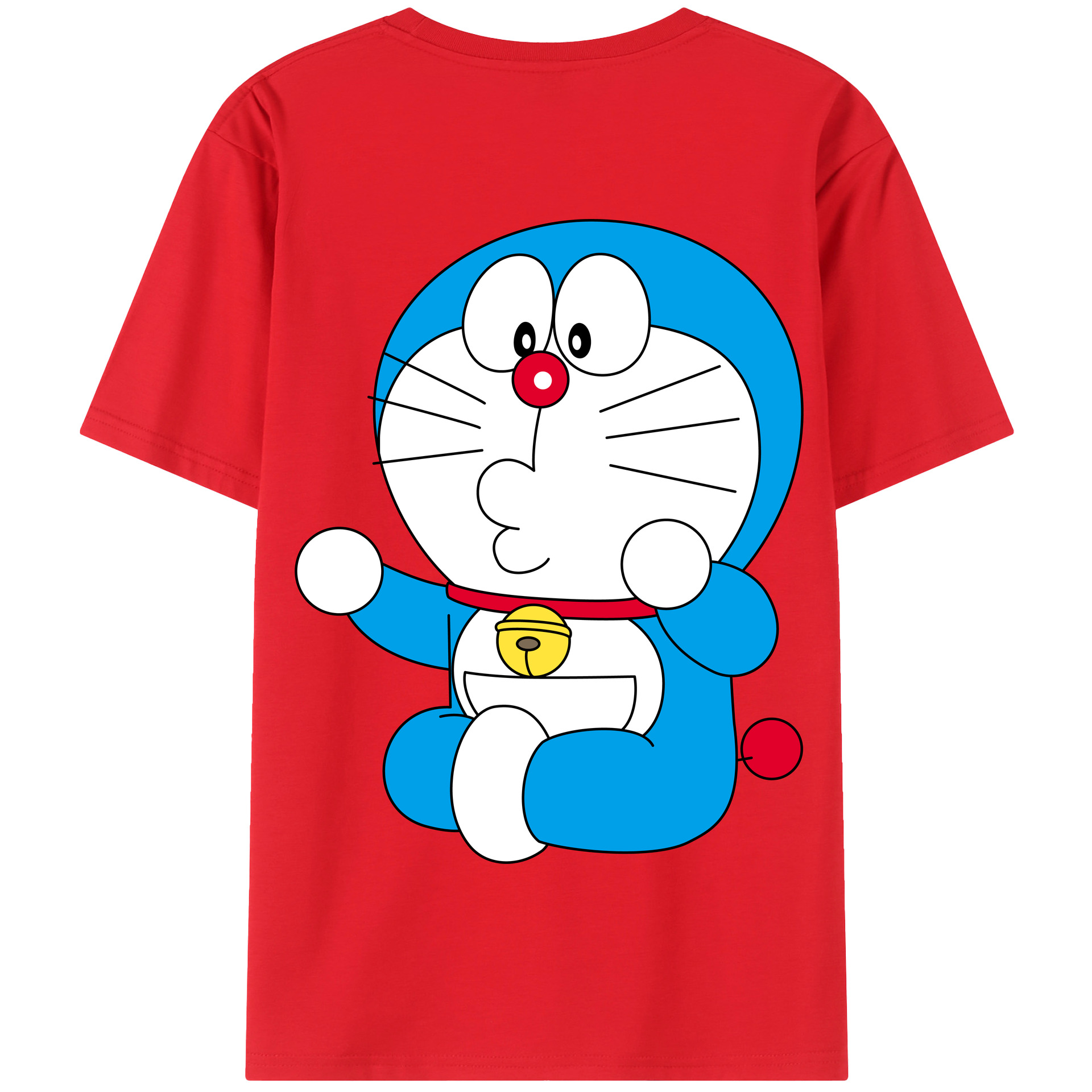（画像用） ドラえもん Doraemon 綿100％半袖Tシャツ（背面プリント）