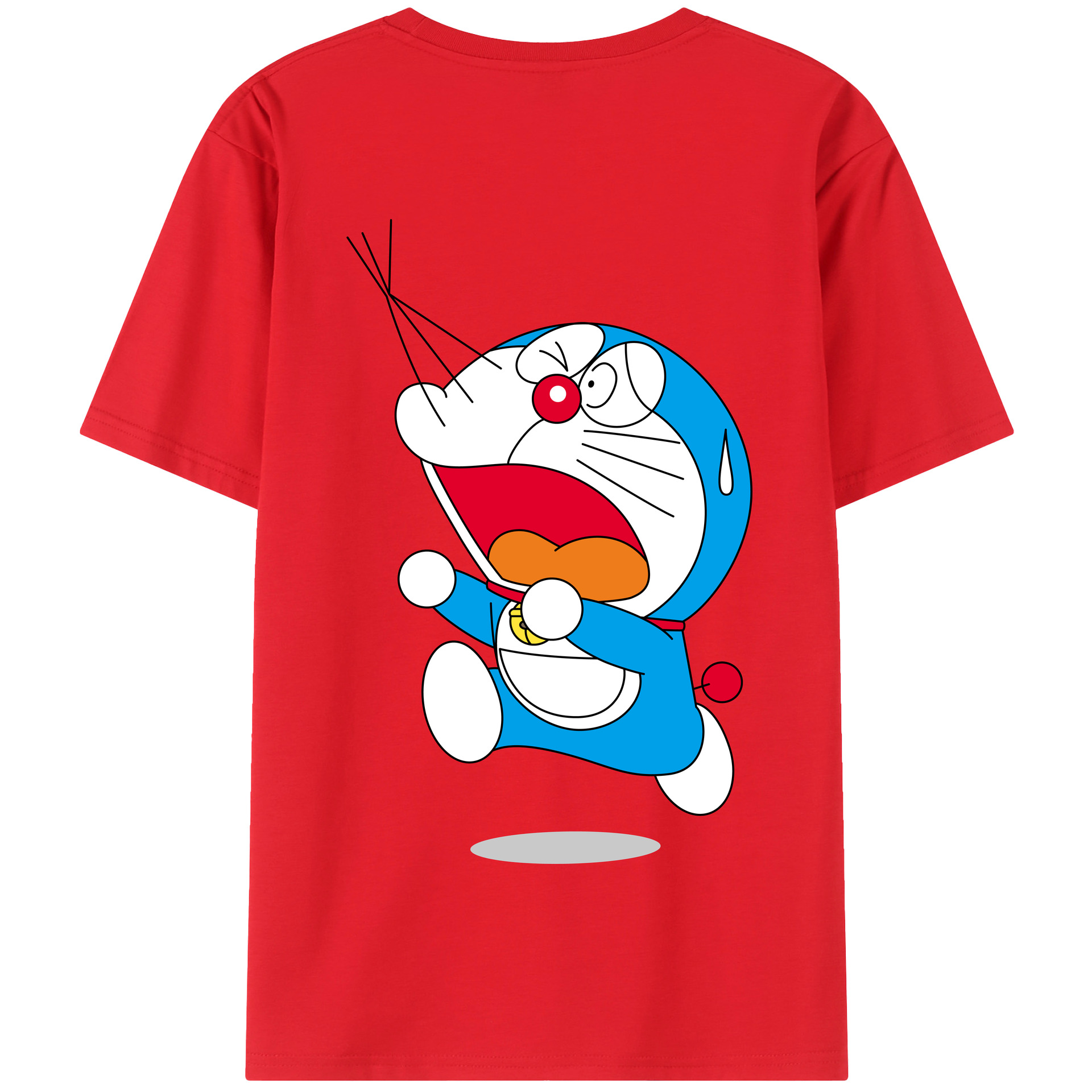 （画像用） ドラえもん Doraemon 綿100％半袖Tシャツ（背面プリント）