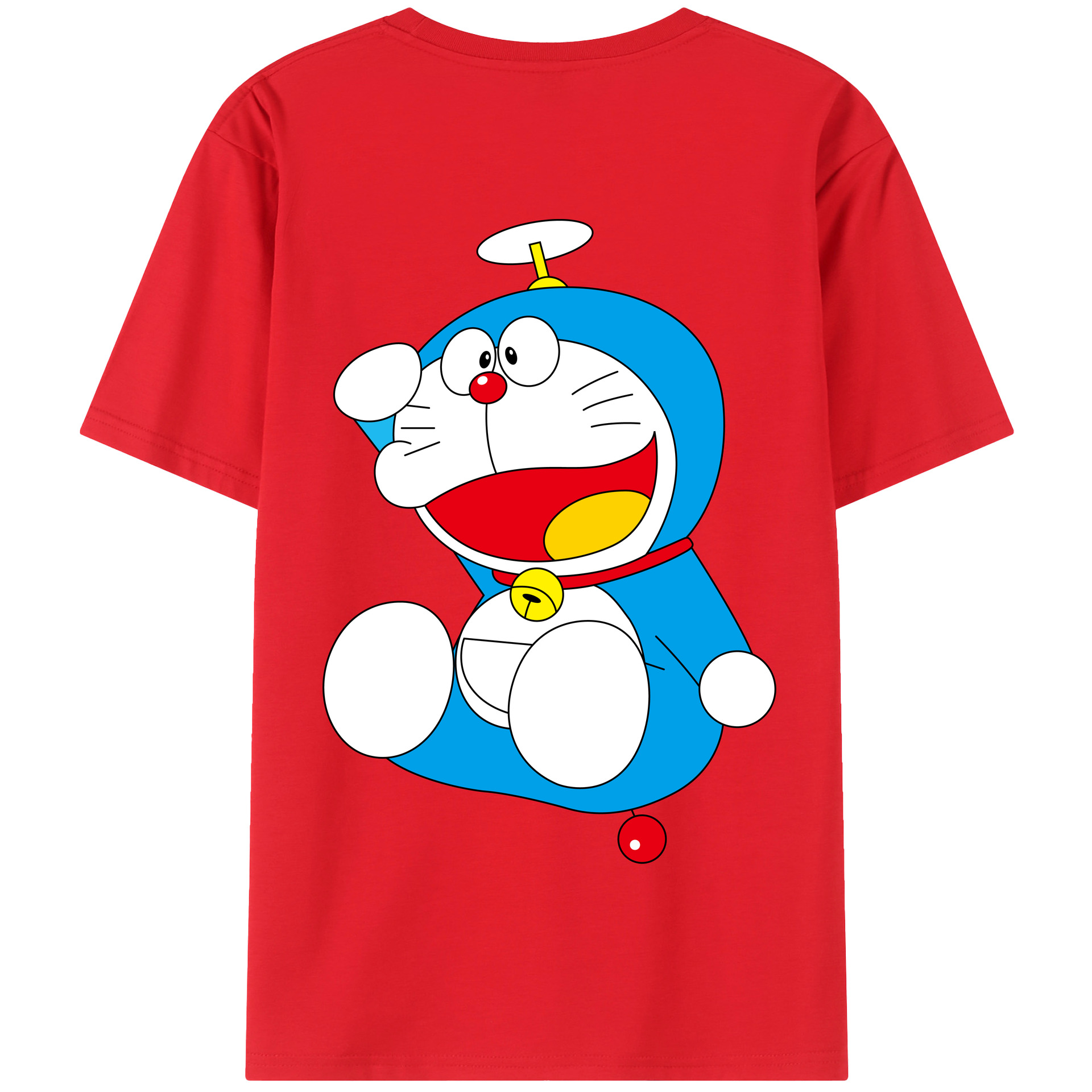 （画像用） ドラえもん Doraemon 綿100％半袖Tシャツ（背面プリント）
