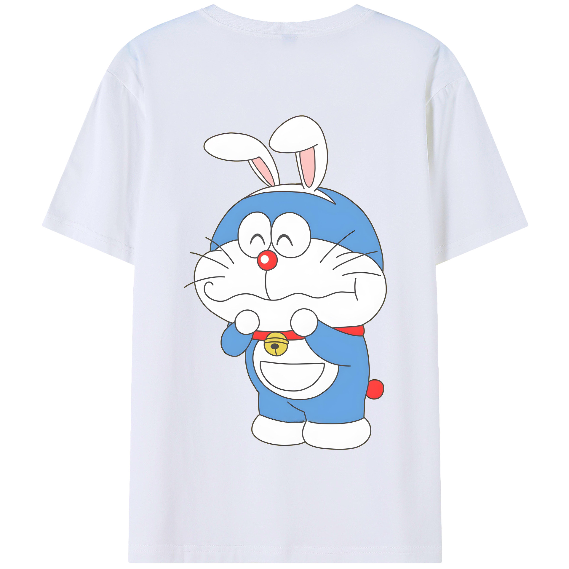 （画像用） ドラえもん Doraemon 綿100％半袖Tシャツ（背面プリント）