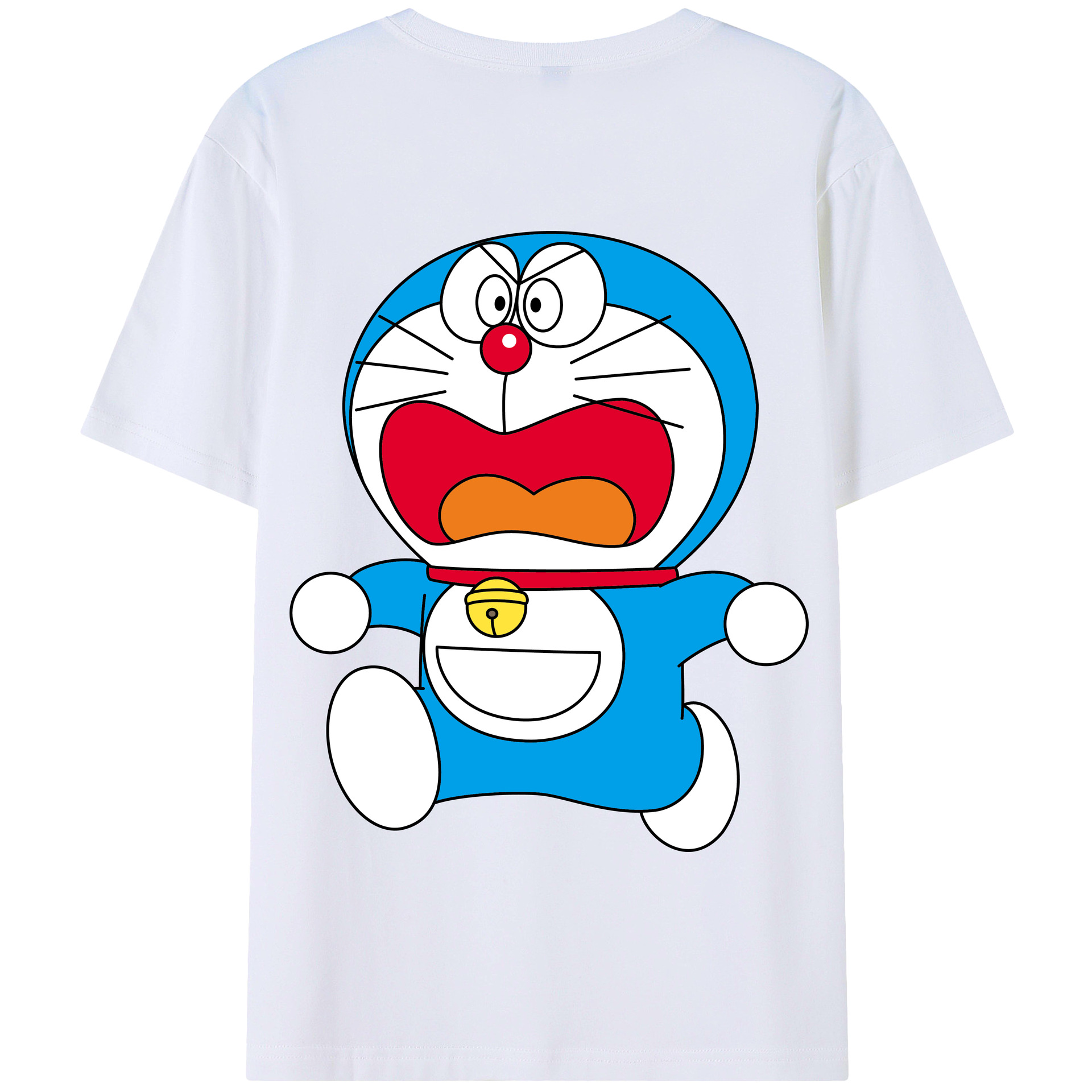 （画像用） ドラえもん Doraemon 綿100％半袖Tシャツ（背面プリント）
