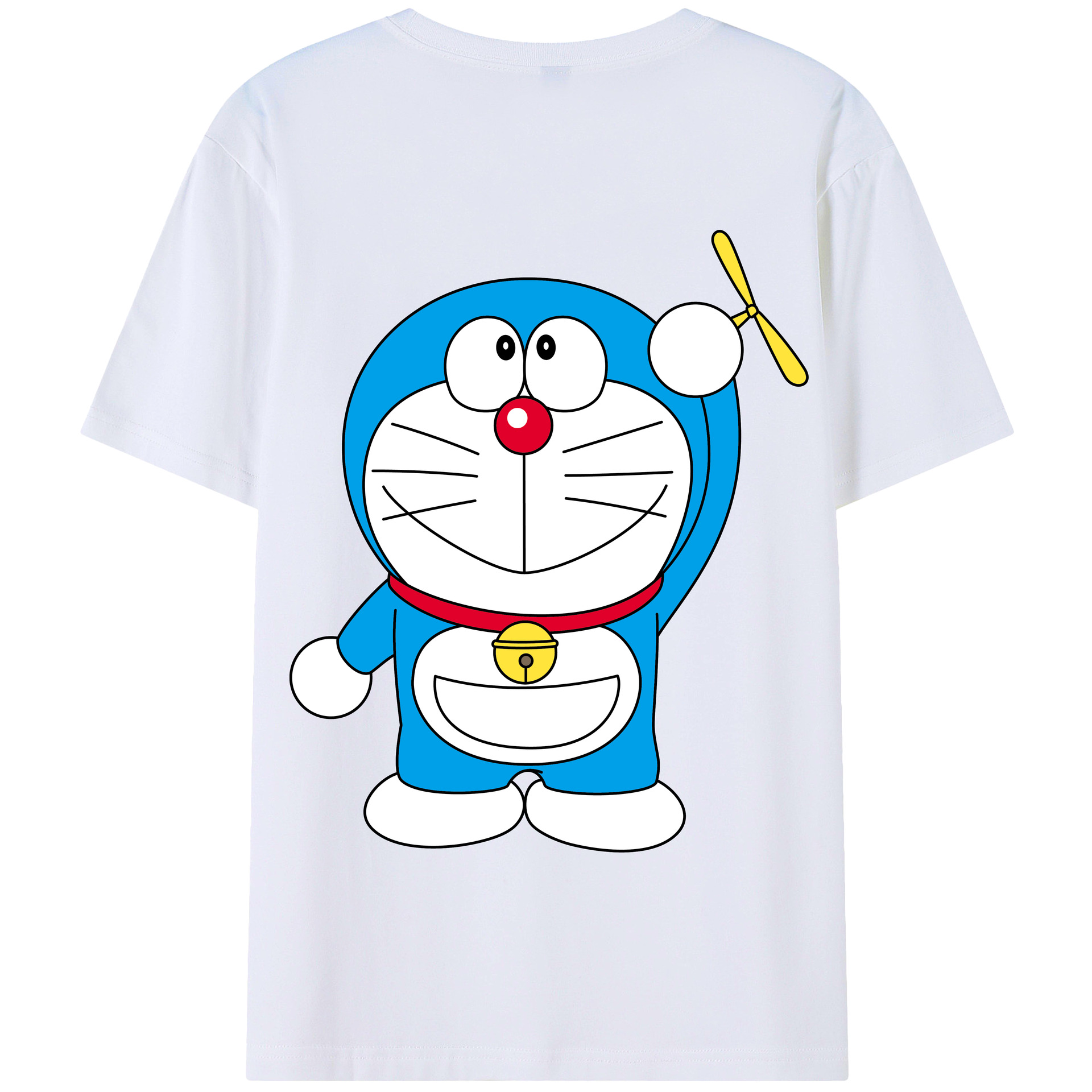 （画像用） ドラえもん Doraemon 綿100％半袖Tシャツ（背面プリント）