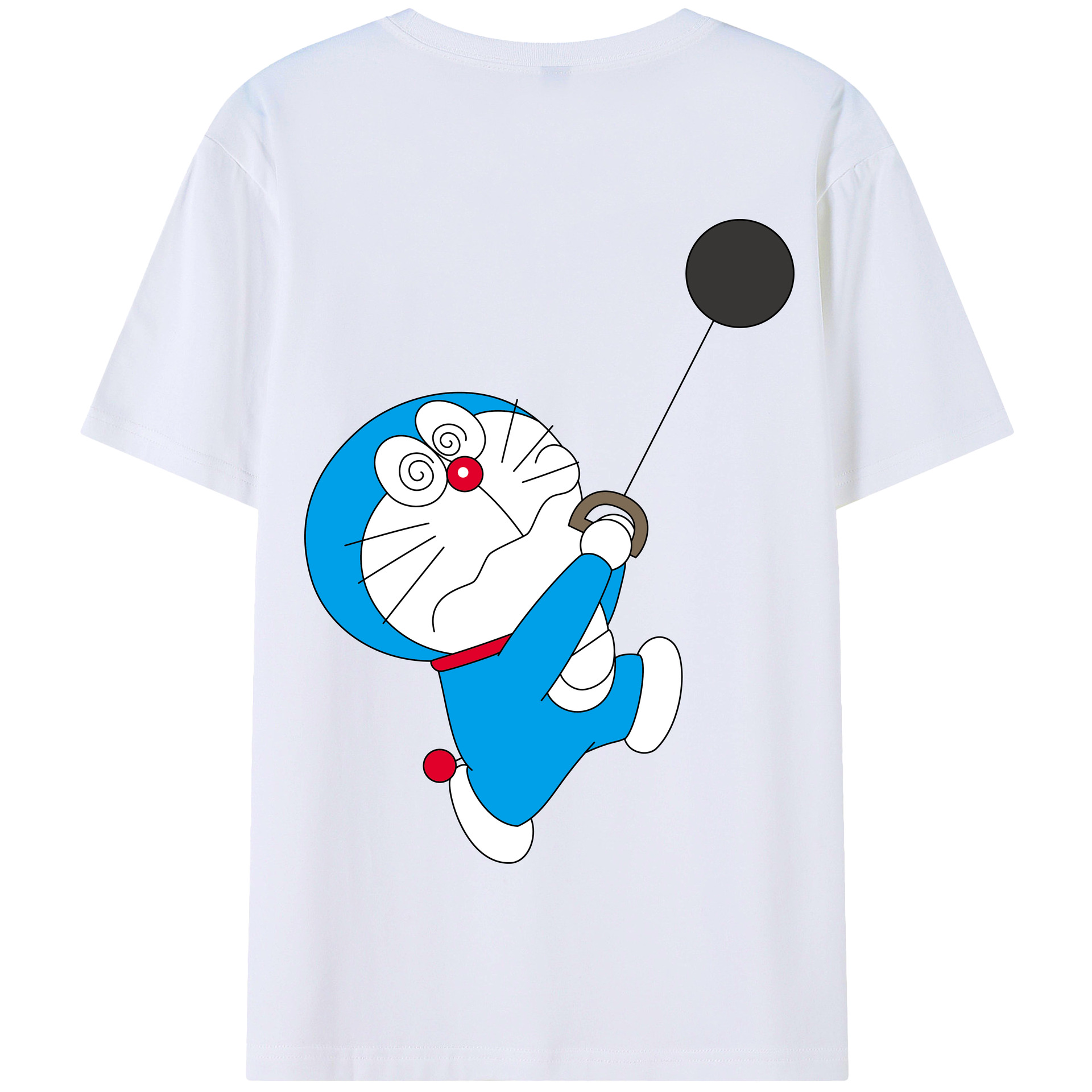（画像用） ドラえもん Doraemon 綿100％半袖Tシャツ（背面プリント）