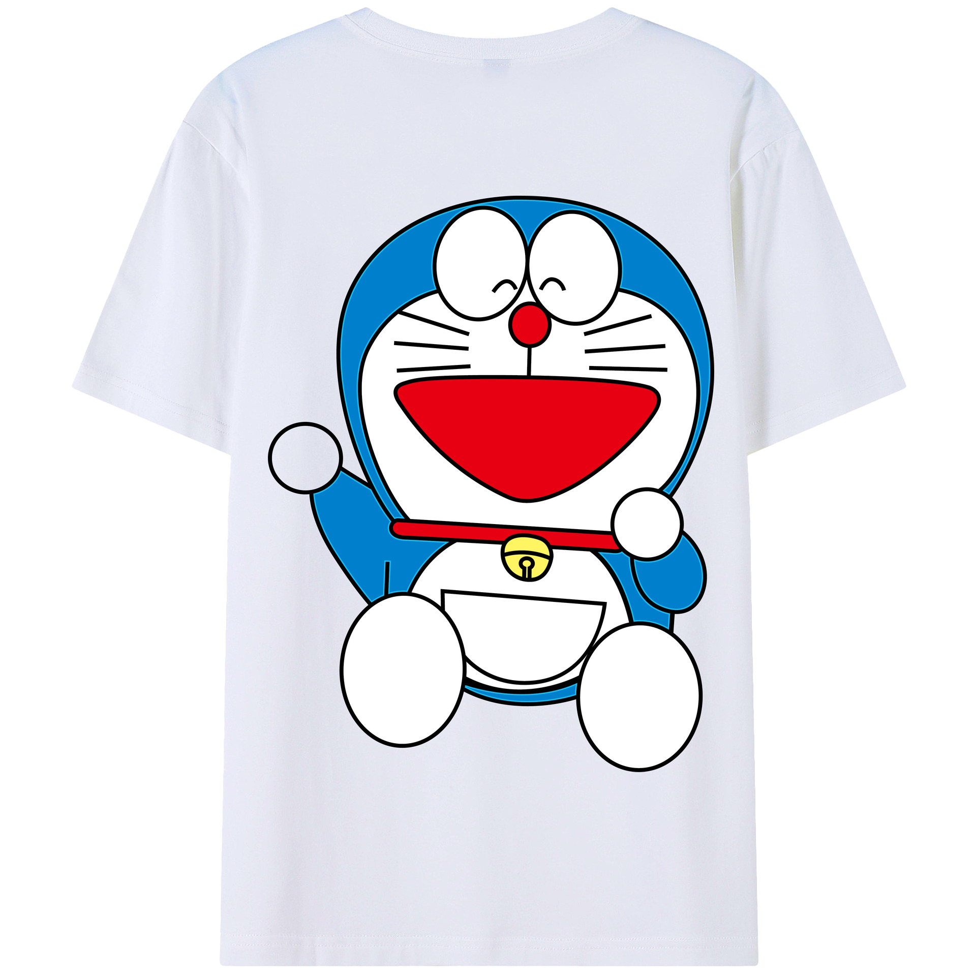 （画像用） ドラえもん Doraemon 綿100％半袖Tシャツ（背面プリント）