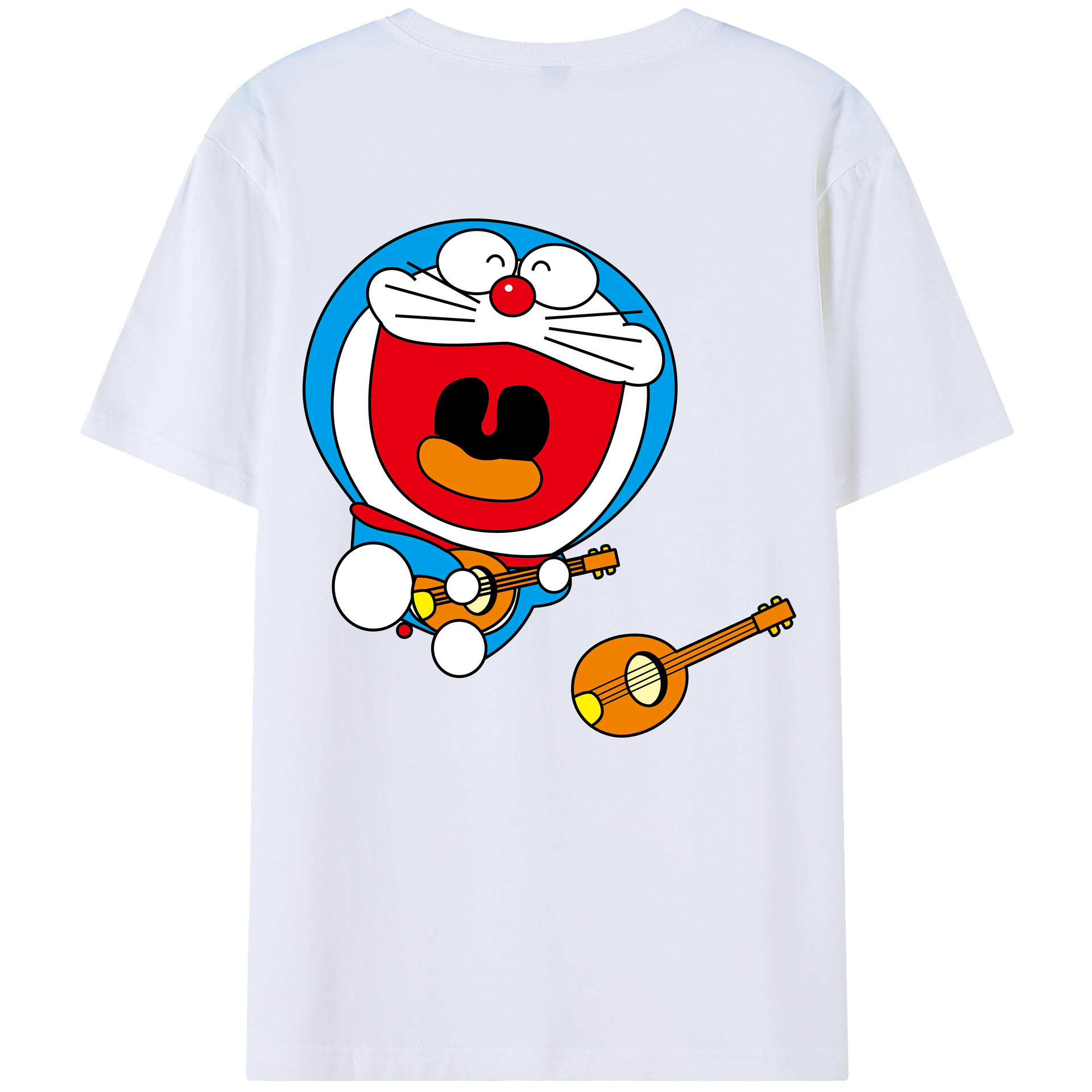 （画像用） ドラえもん Doraemon 綿100％半袖Tシャツ（背面プリント）