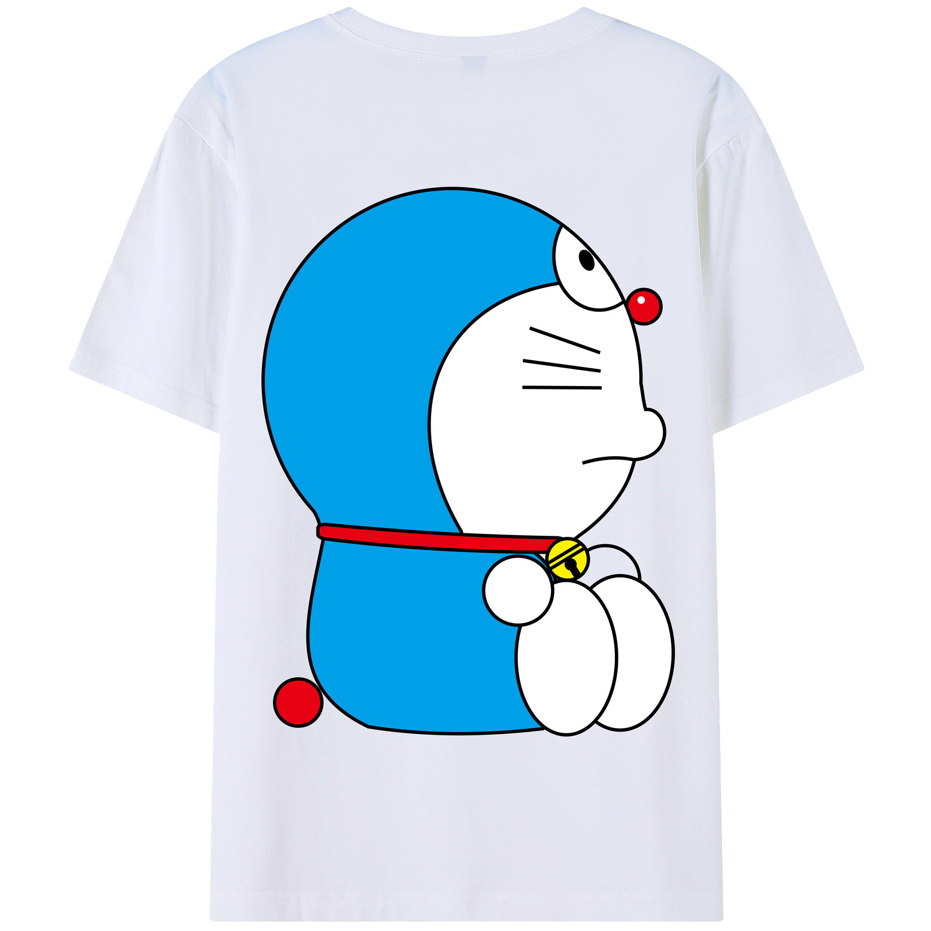 （画像用） ドラえもん Doraemon 綿100％半袖Tシャツ（背面プリント）