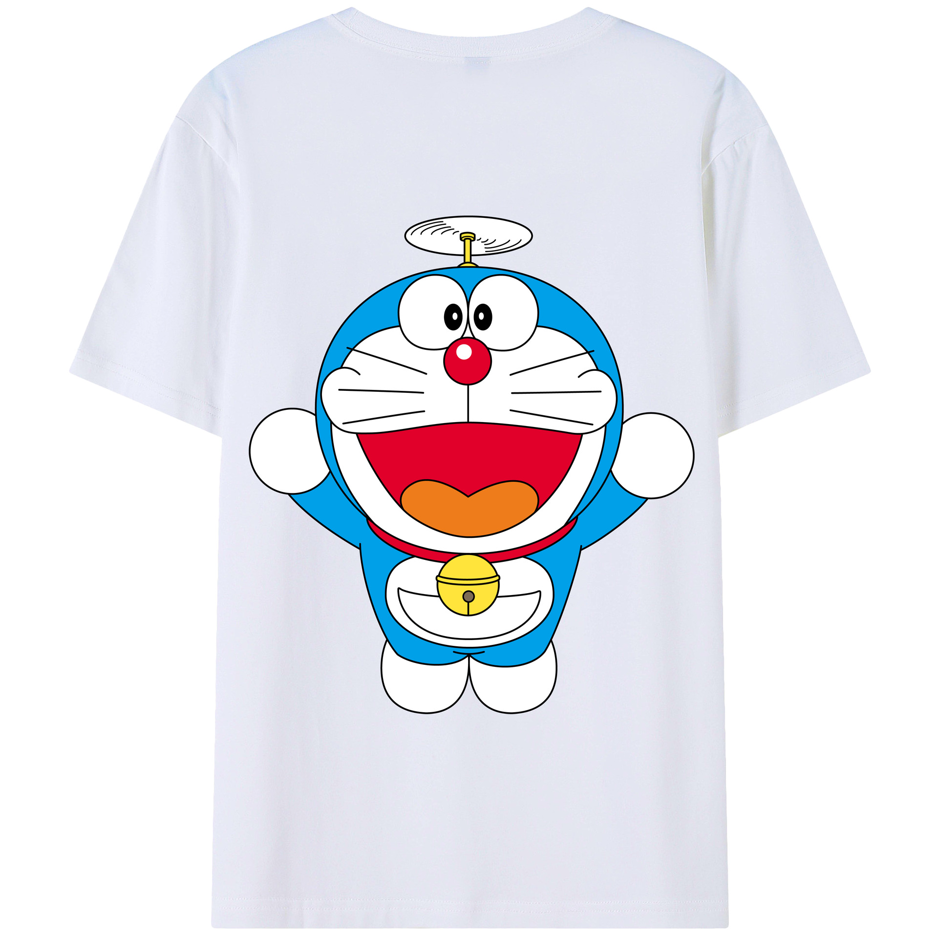 （画像用） ドラえもん Doraemon 綿100％半袖Tシャツ（背面プリント）