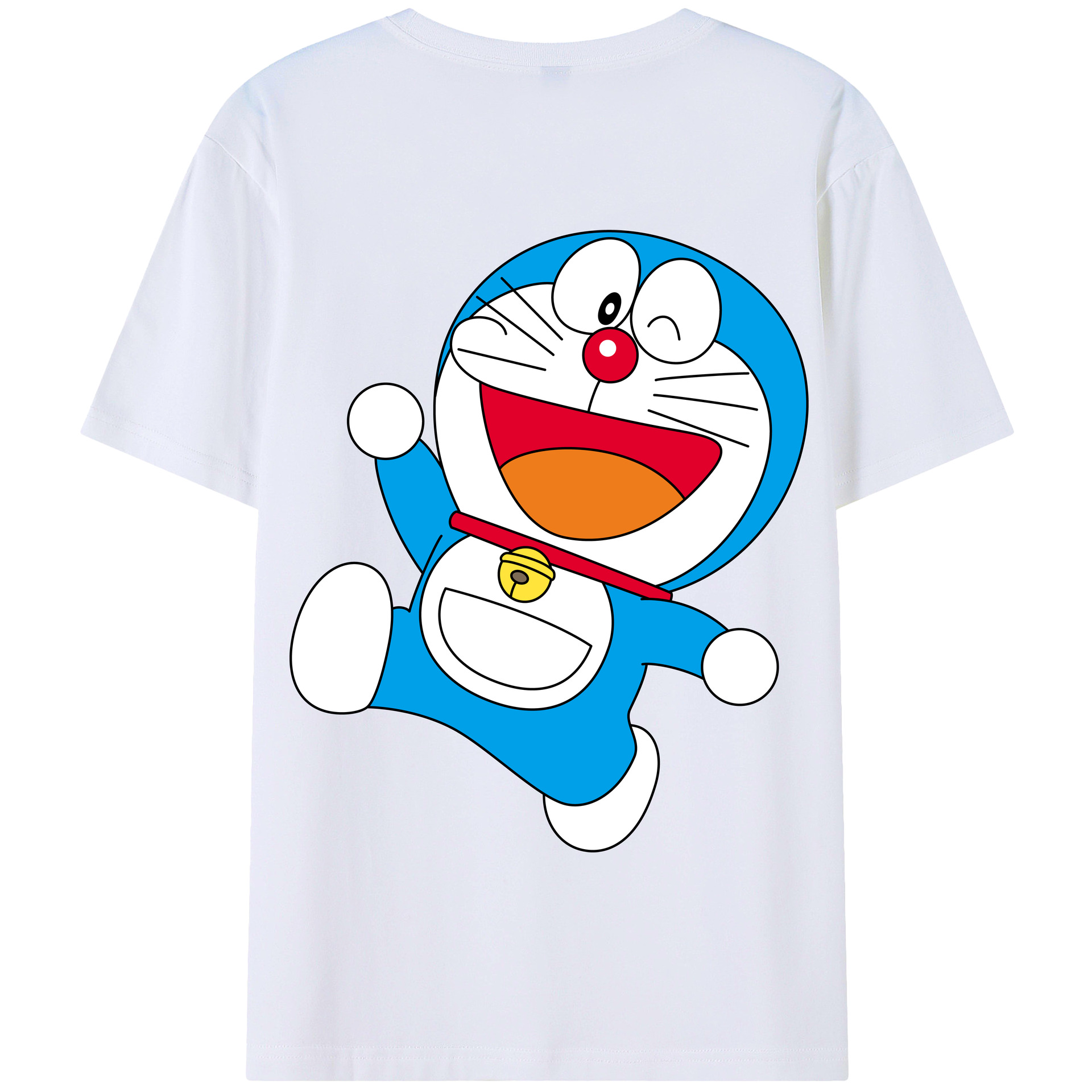 （画像用） ドラえもん Doraemon 綿100％半袖Tシャツ（背面プリント）