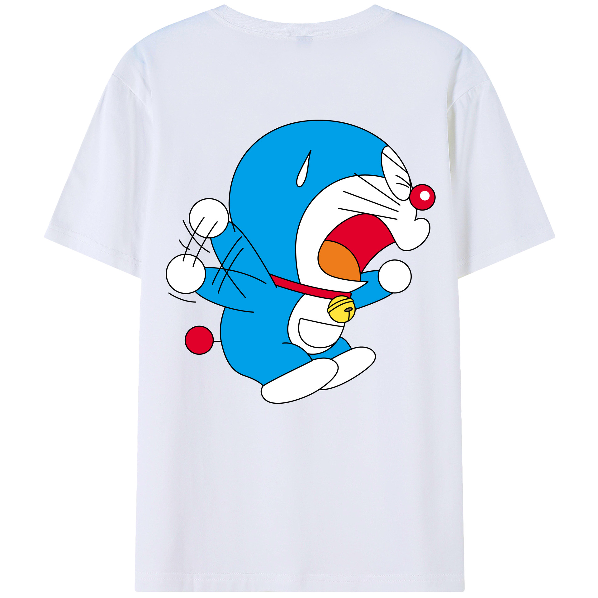 （画像用） ドラえもん Doraemon 綿100％半袖Tシャツ（背面プリント）