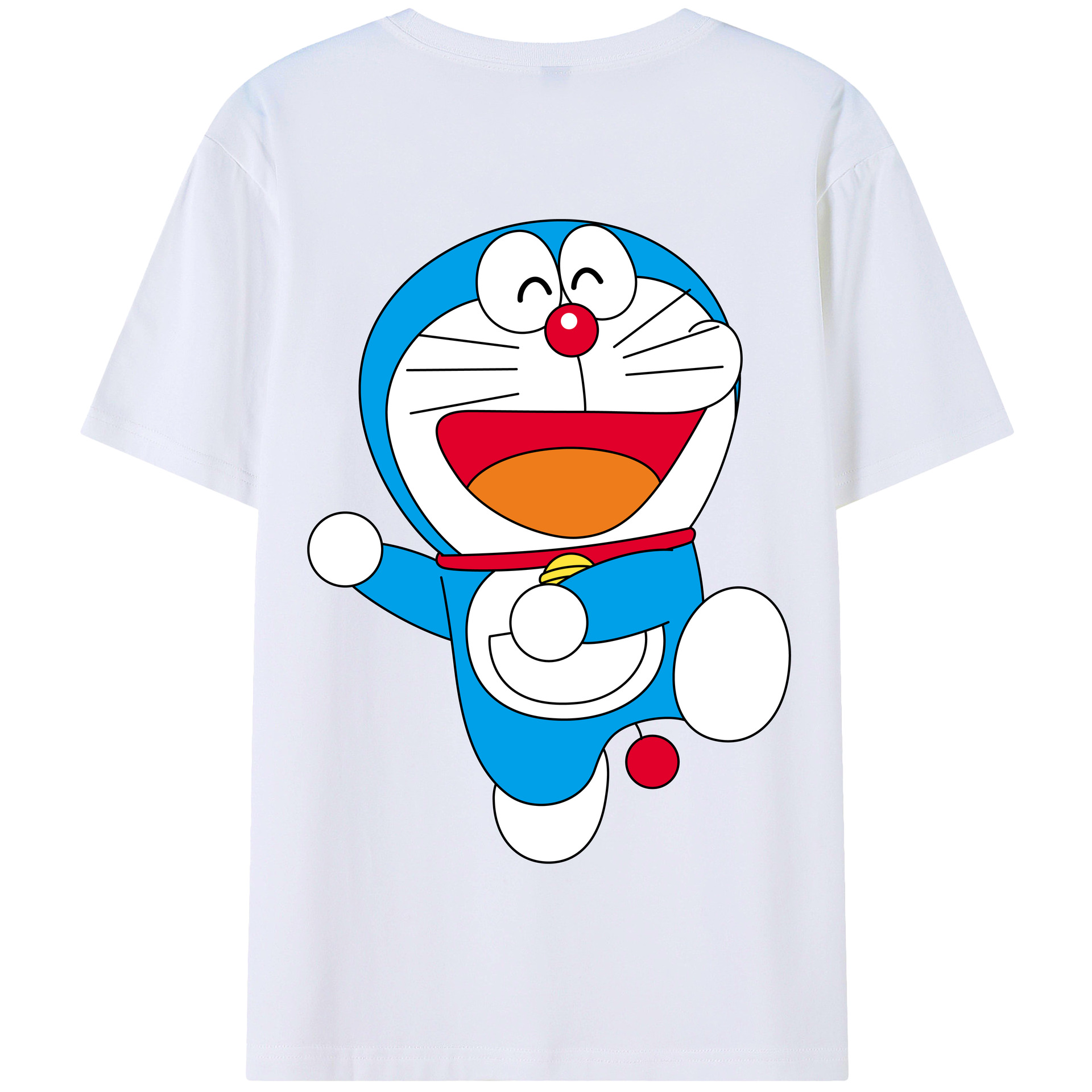 （画像用） ドラえもん Doraemon 綿100％半袖Tシャツ（背面プリント）
