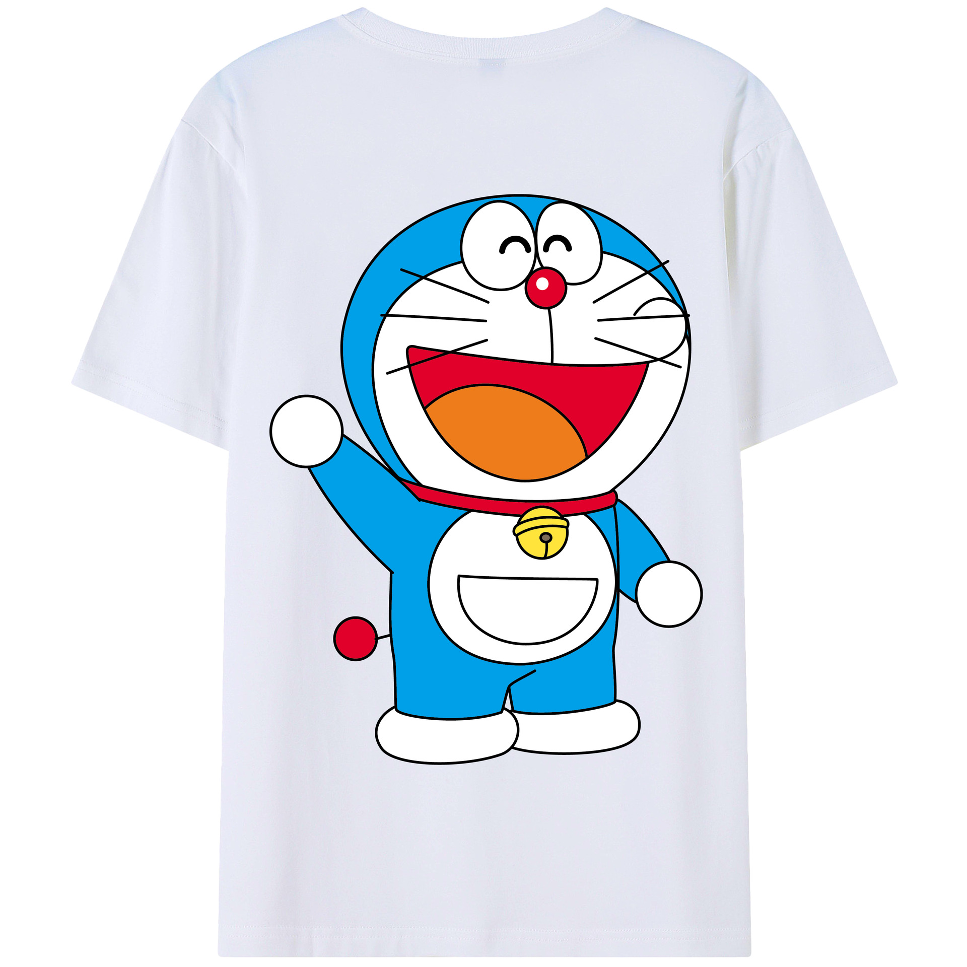 （画像用） ドラえもん Doraemon 綿100％半袖Tシャツ（背面プリント）