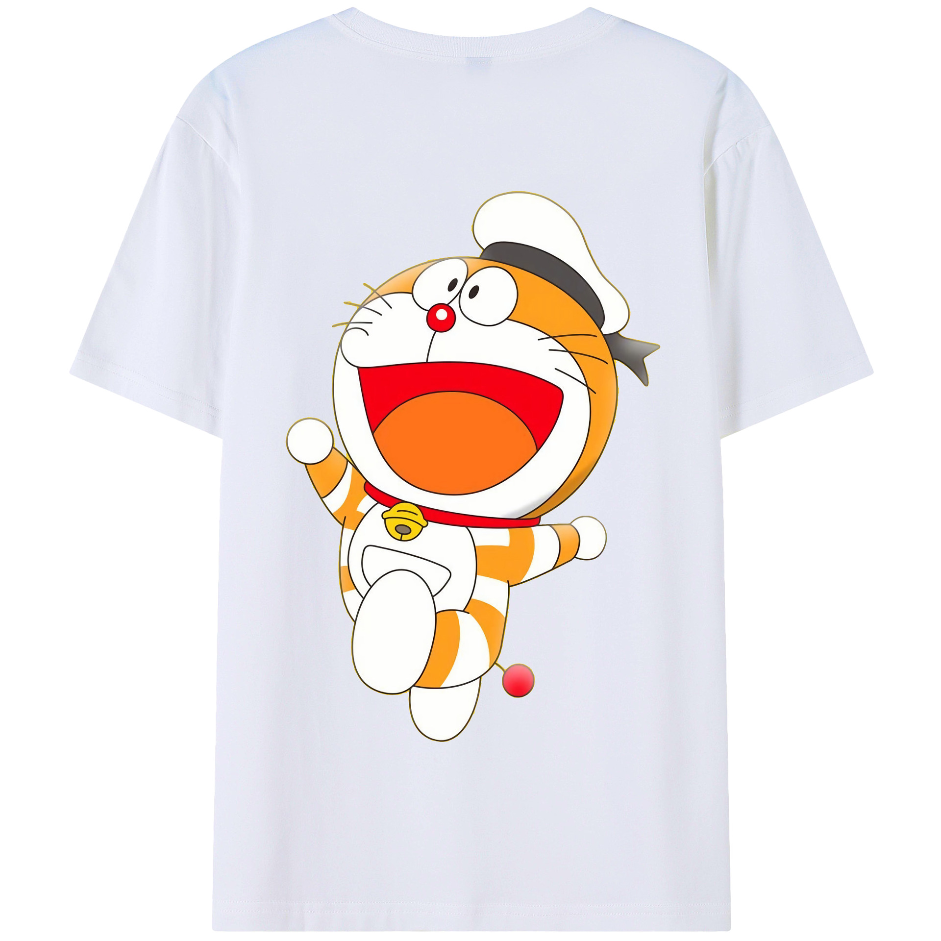 （画像用） ドラえもん Doraemon 綿100％半袖Tシャツ（背面プリント）