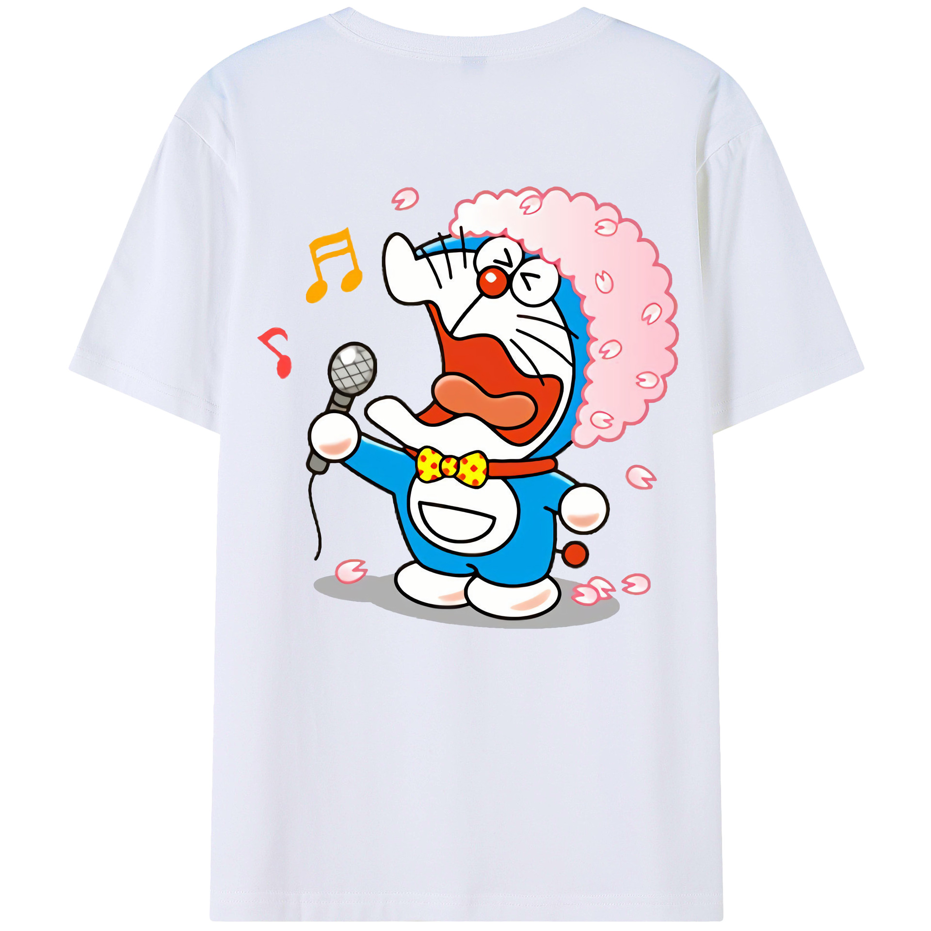 （画像用） ドラえもん Doraemon 綿100％半袖Tシャツ（背面プリント）