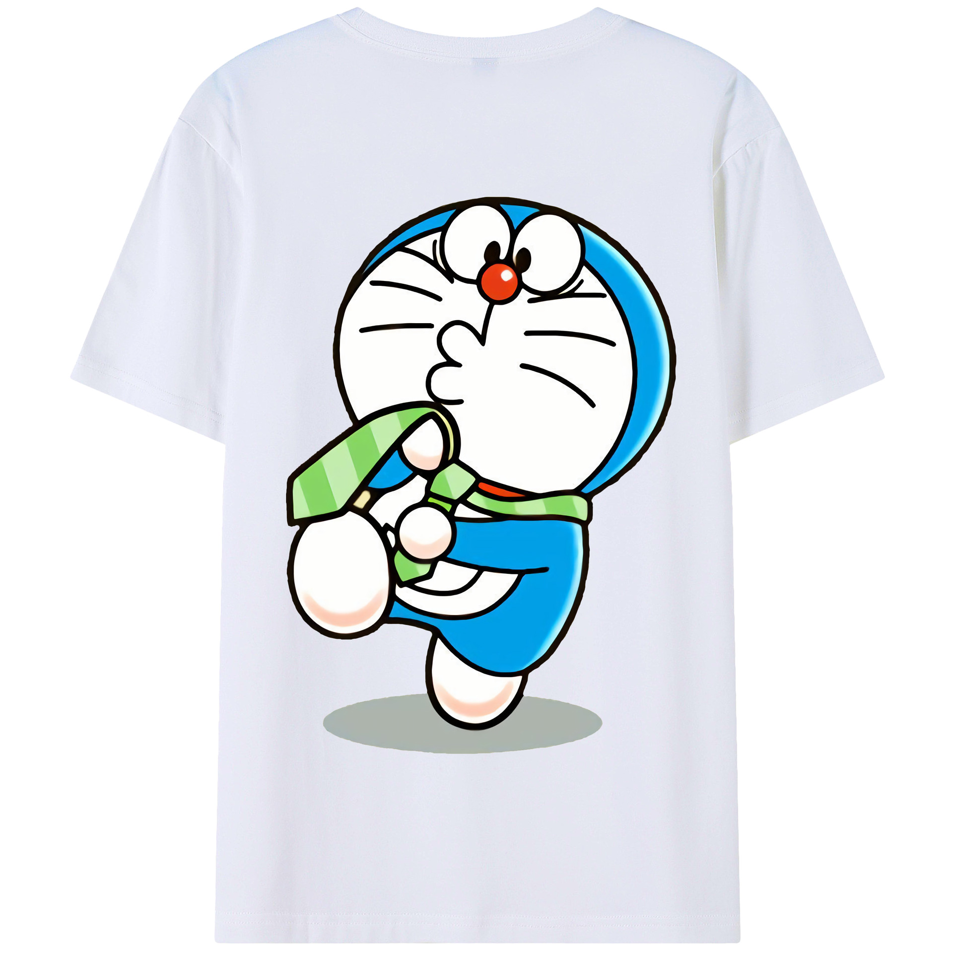（画像用） ドラえもん Doraemon 綿100％半袖Tシャツ（背面プリント）