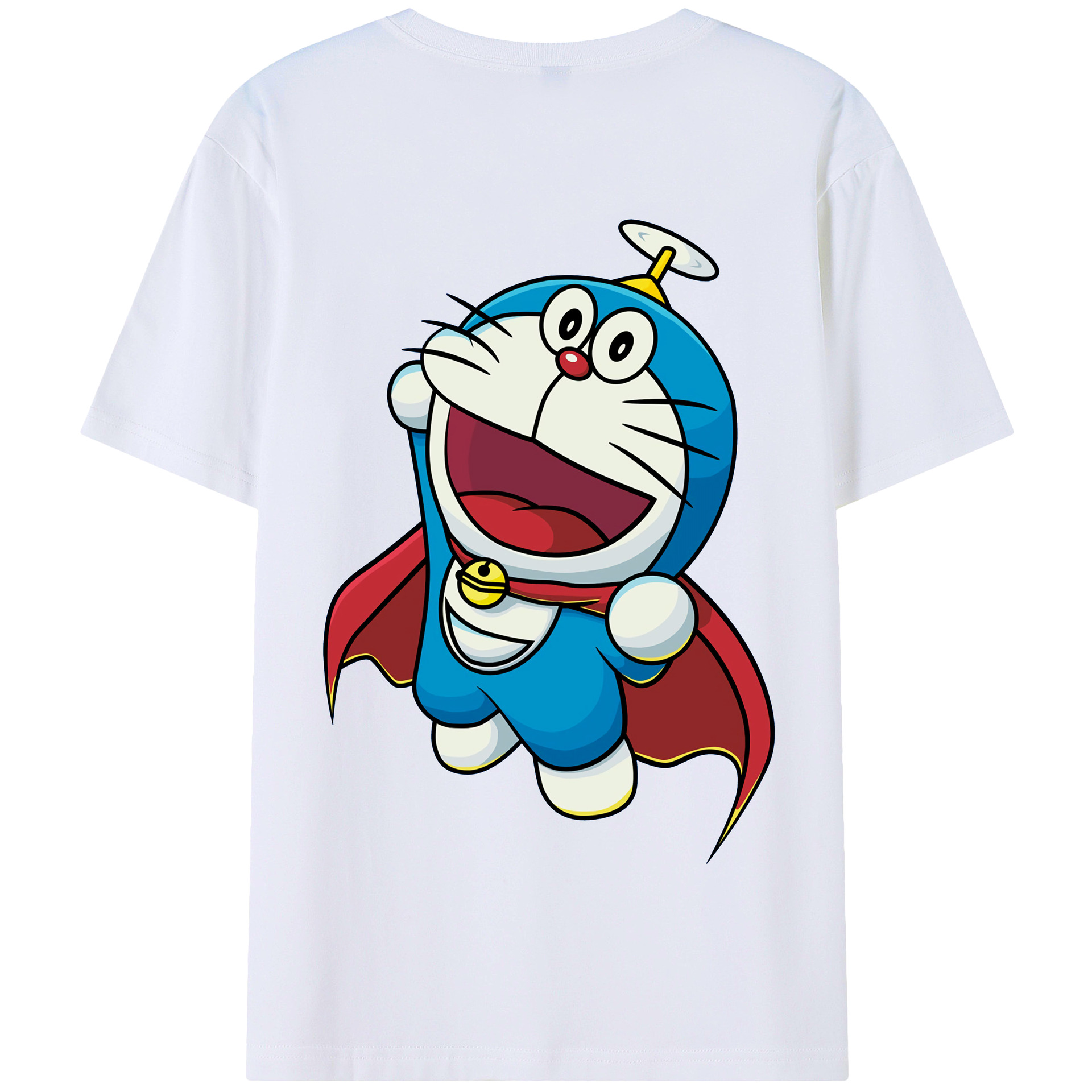 （画像用） ドラえもん Doraemon 綿100％半袖Tシャツ（背面プリント）
