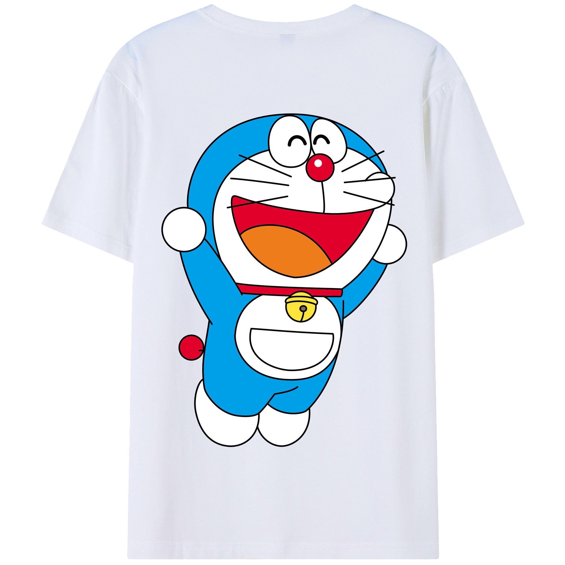 （画像用） ドラえもん Doraemon 綿100％半袖Tシャツ（背面プリント）
