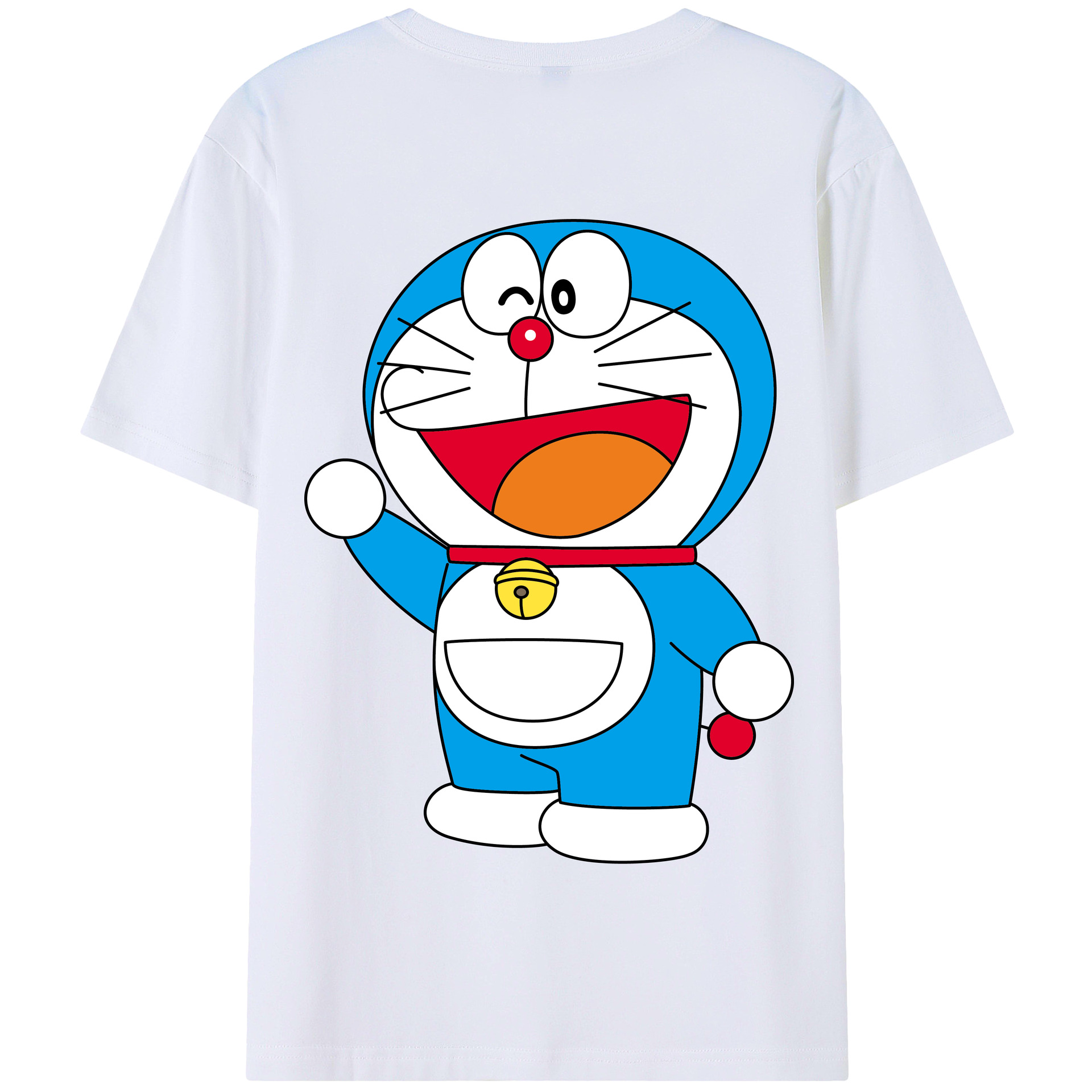 （画像用） ドラえもん Doraemon 綿100％半袖Tシャツ（背面プリント）