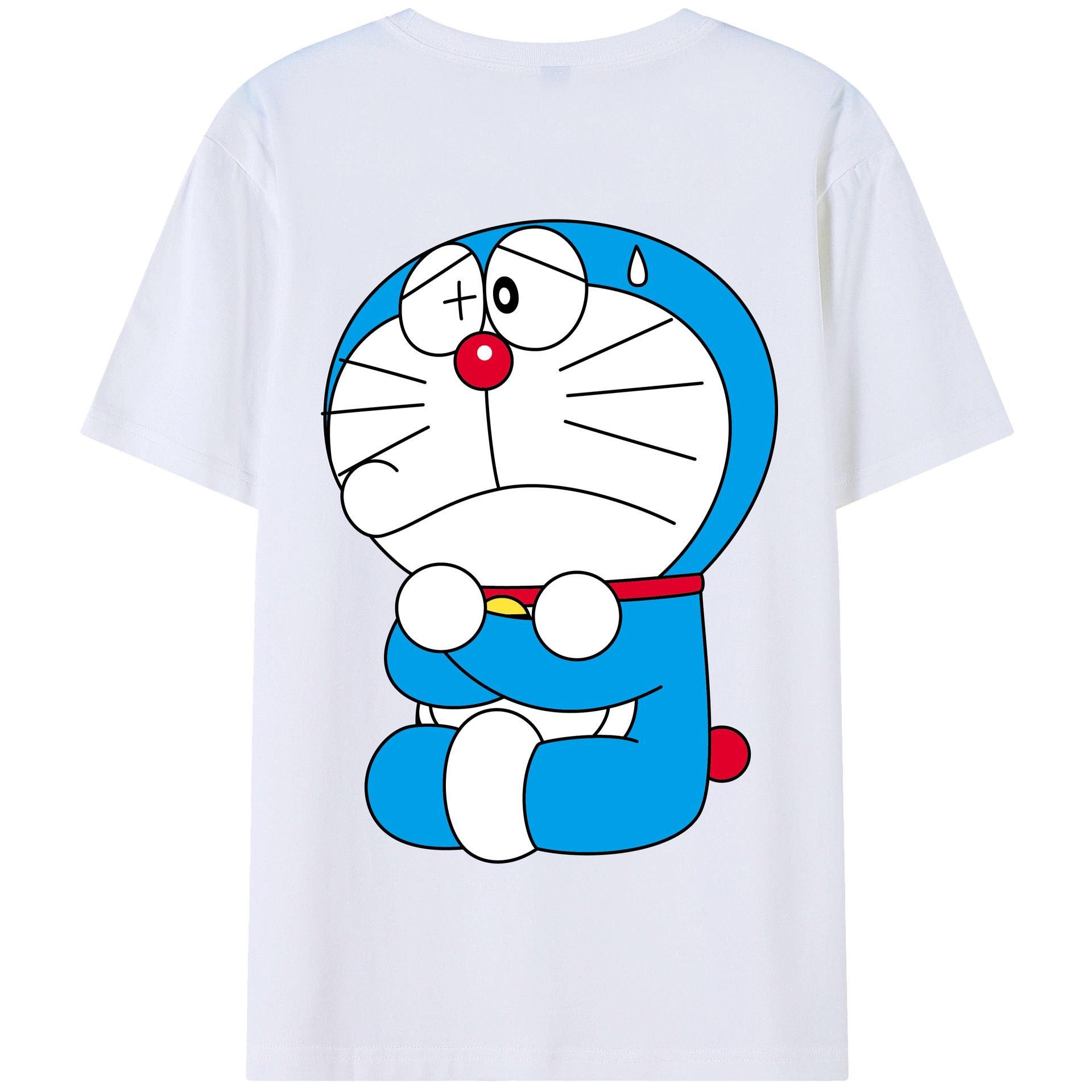 （画像用） ドラえもん Doraemon 綿100％半袖Tシャツ（背面プリント）