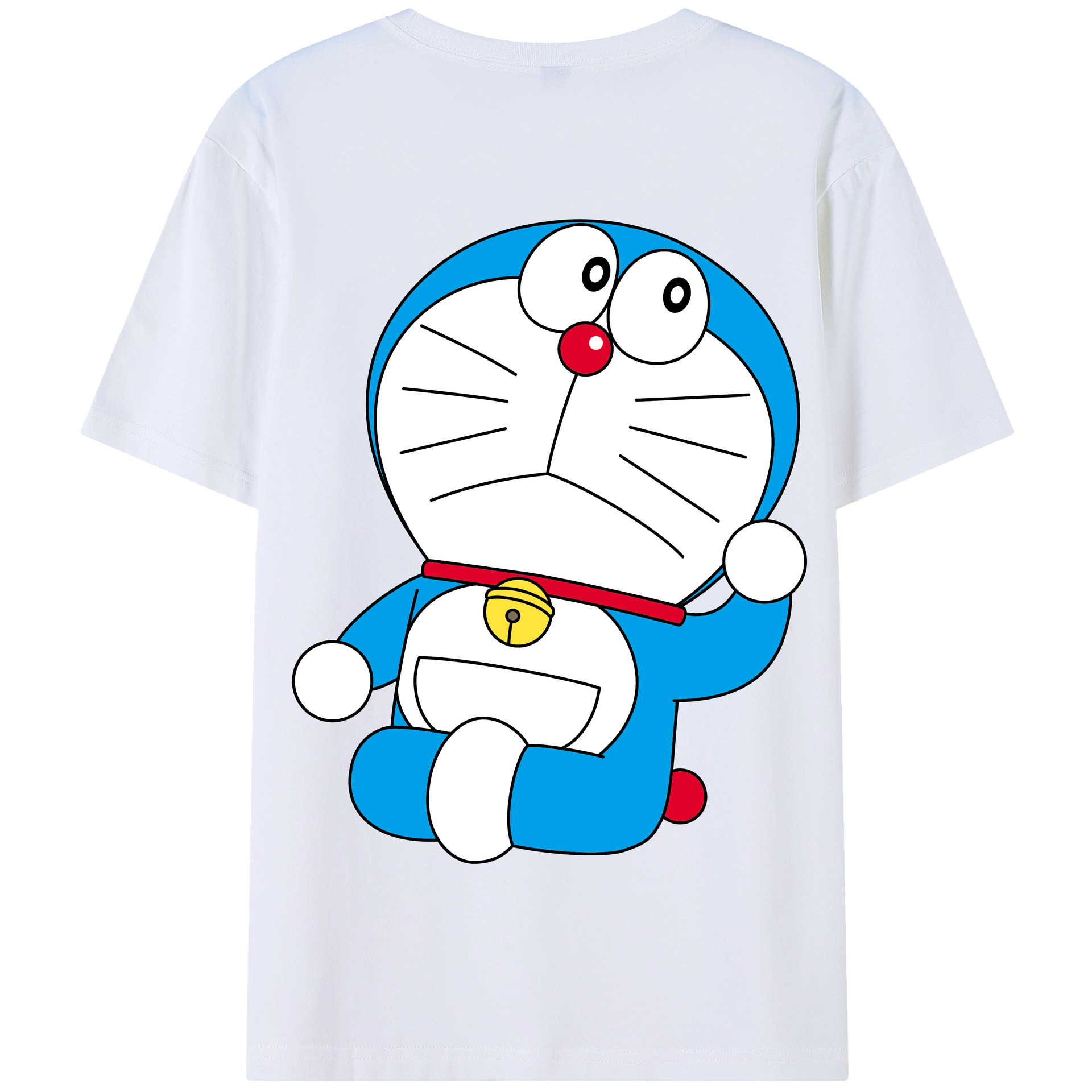 （画像用） ドラえもん Doraemon 綿100％半袖Tシャツ（背面プリント）