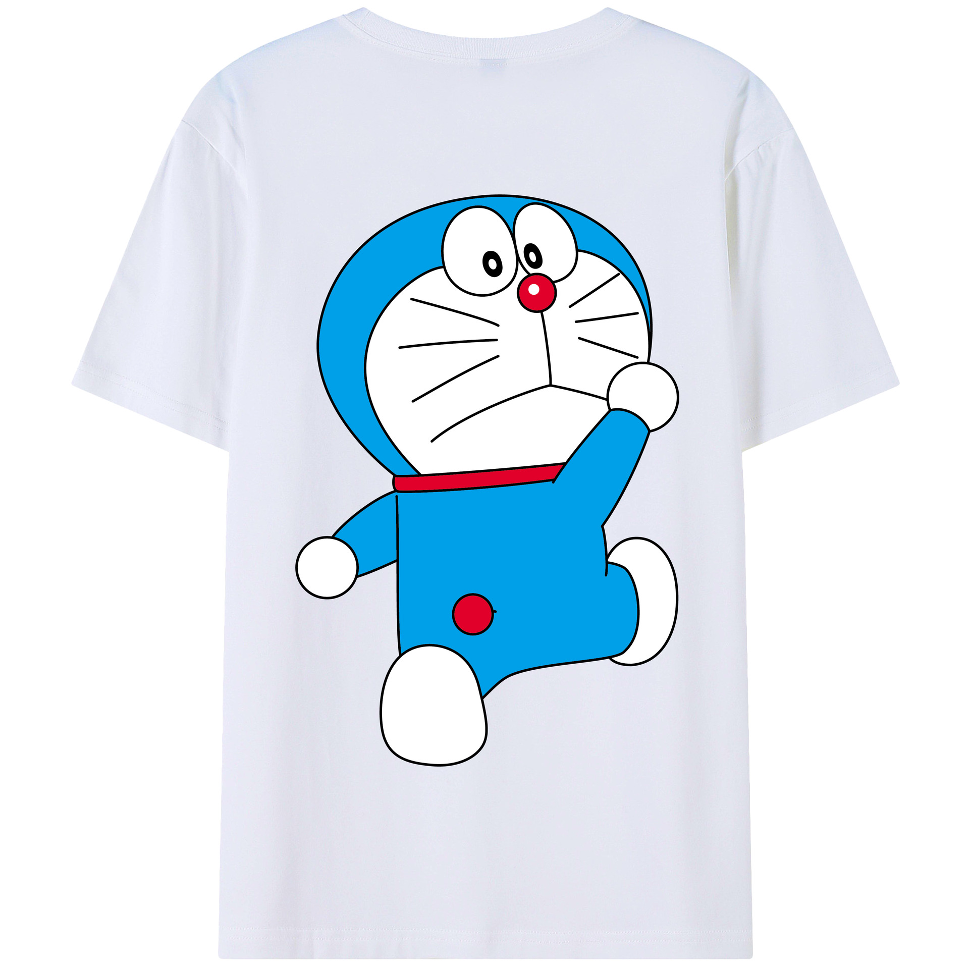 （画像用） ドラえもん Doraemon 綿100％半袖Tシャツ（背面プリント）