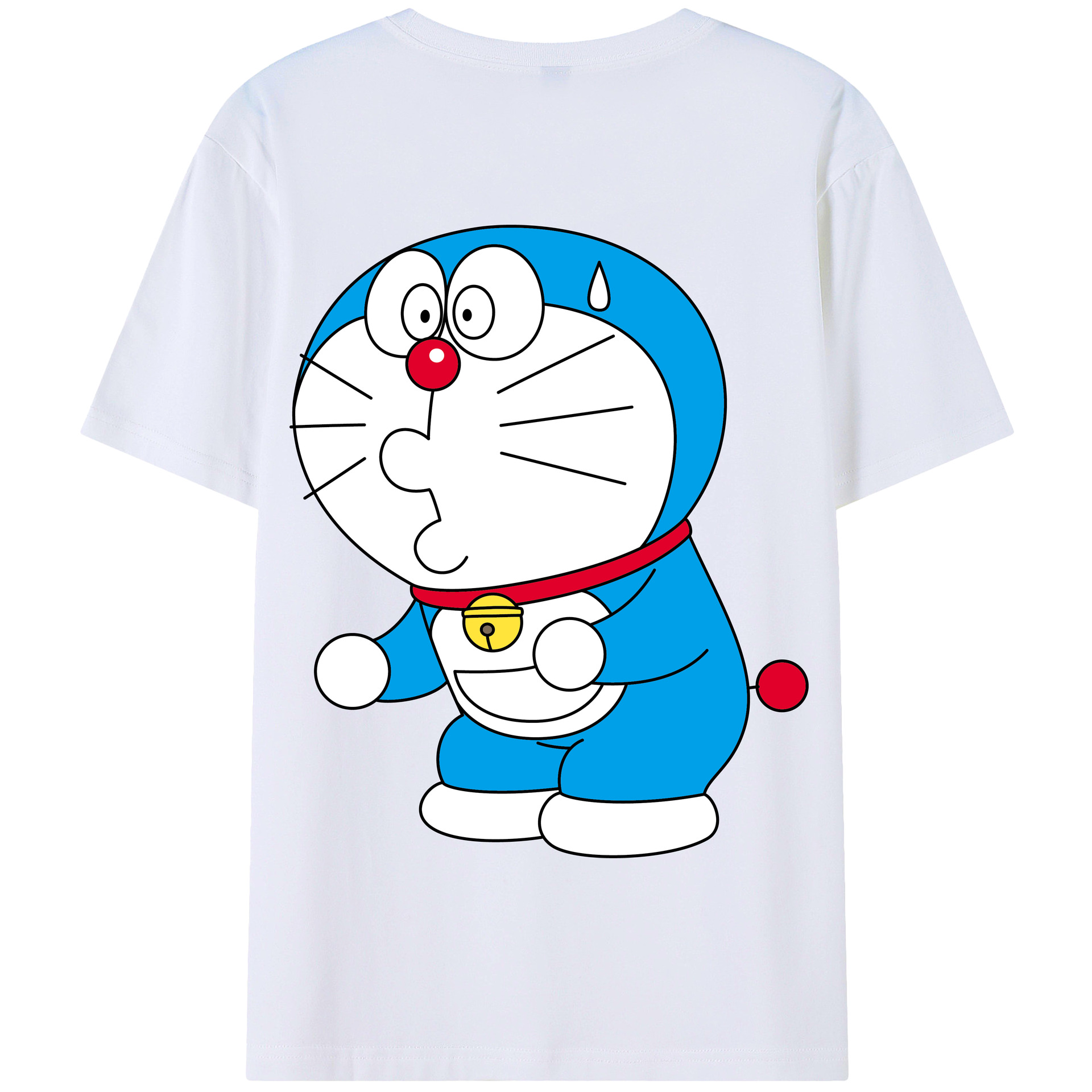 （画像用） ドラえもん Doraemon 綿100％半袖Tシャツ（背面プリント）