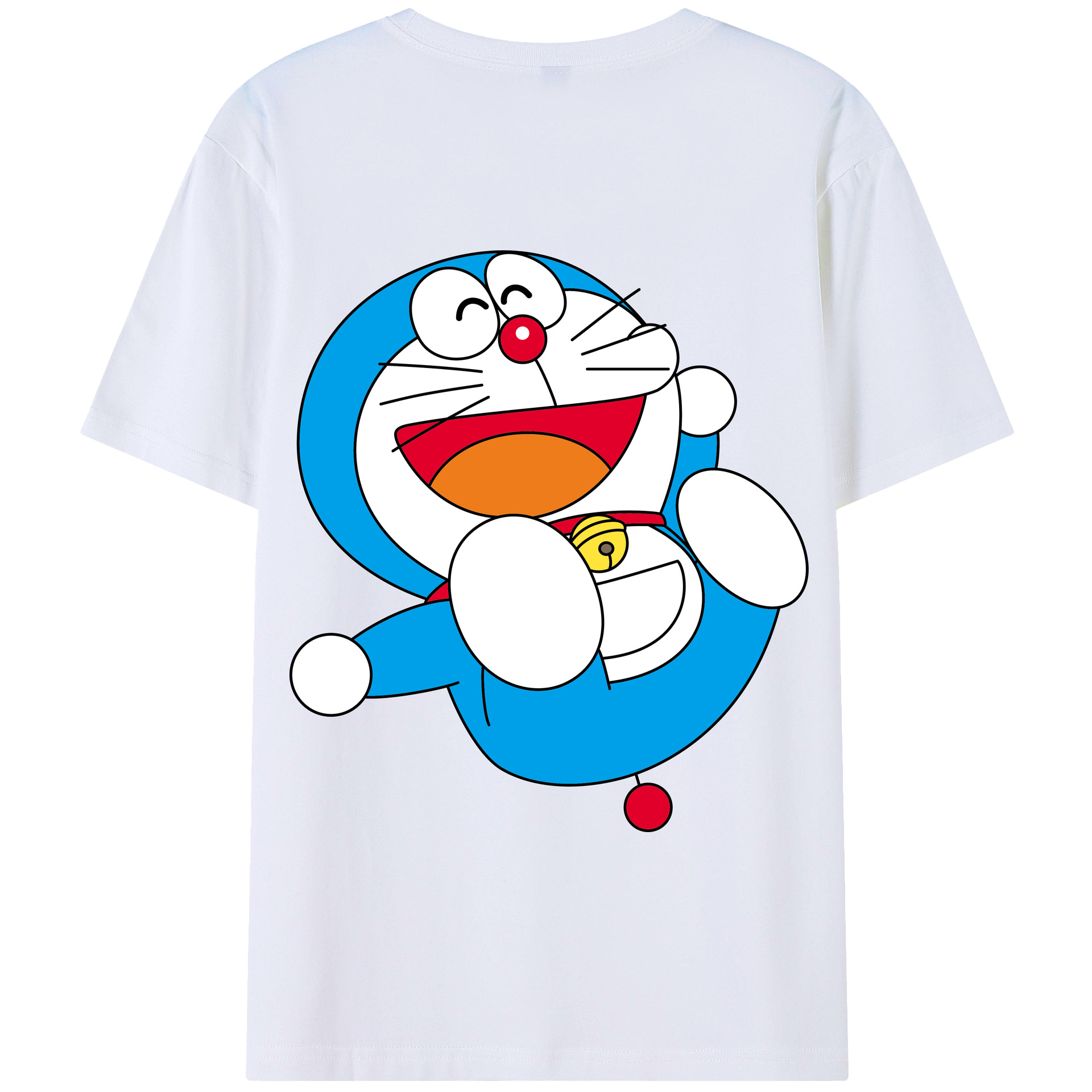 （画像用） ドラえもん Doraemon 綿100％半袖Tシャツ（背面プリント）