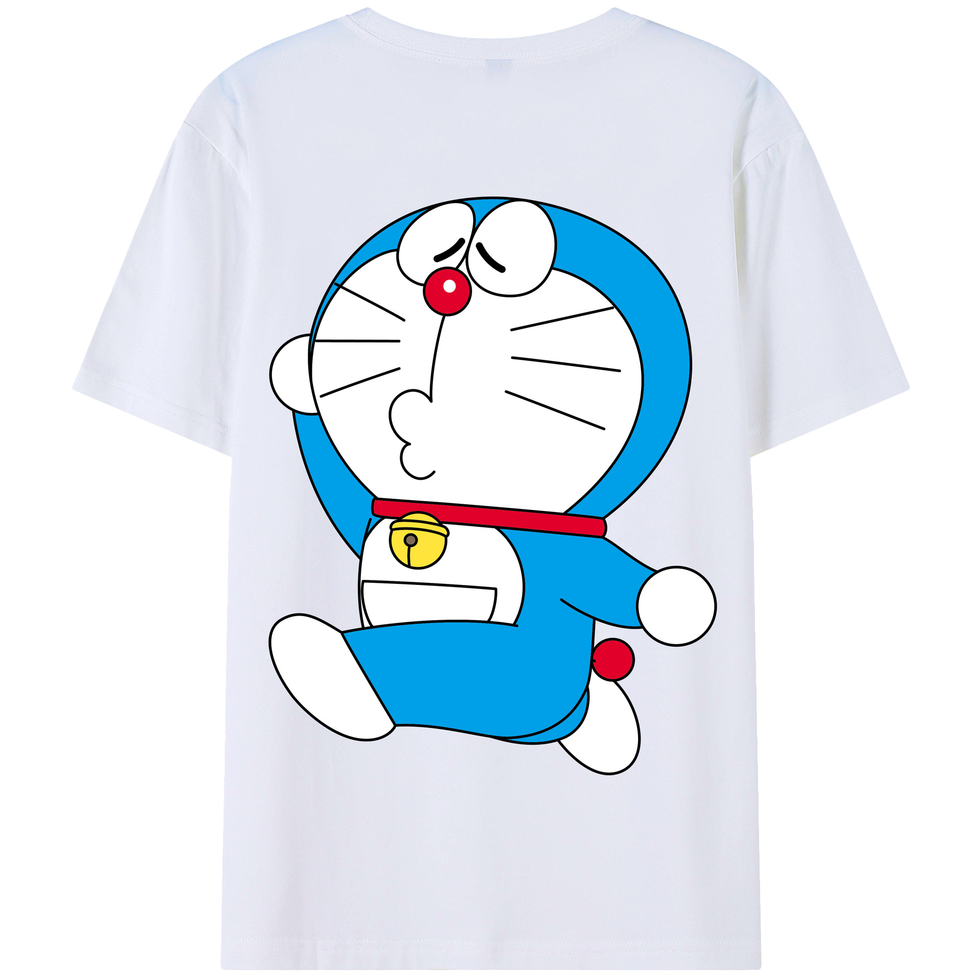 （画像用） ドラえもん Doraemon 綿100％半袖Tシャツ（背面プリント）
