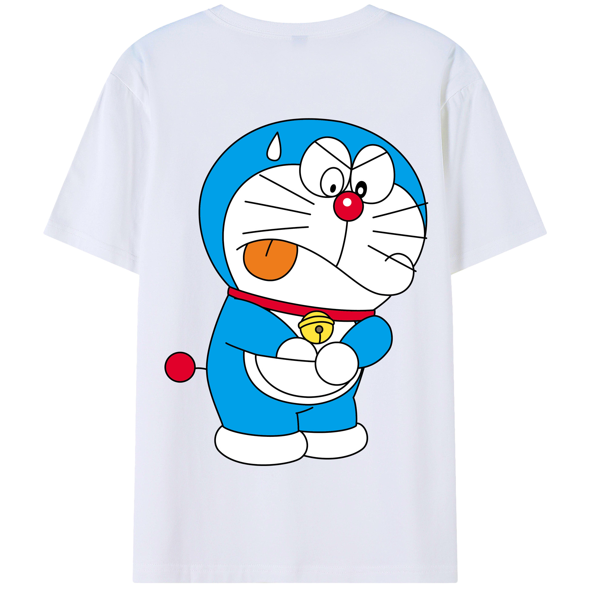 （画像用） ドラえもん Doraemon 綿100％半袖Tシャツ（背面プリント）