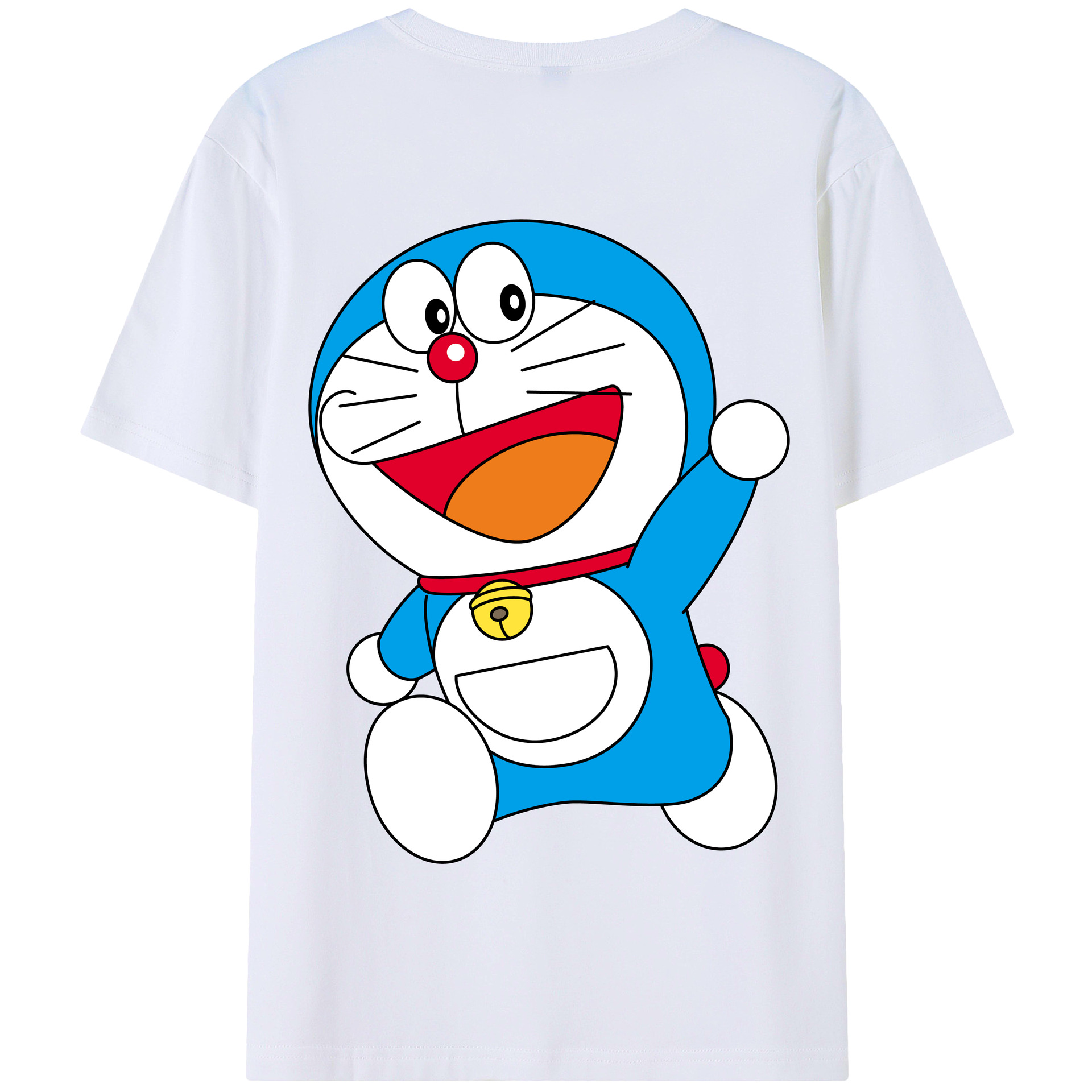 （画像用） ドラえもん Doraemon 綿100％半袖Tシャツ（背面プリント）
