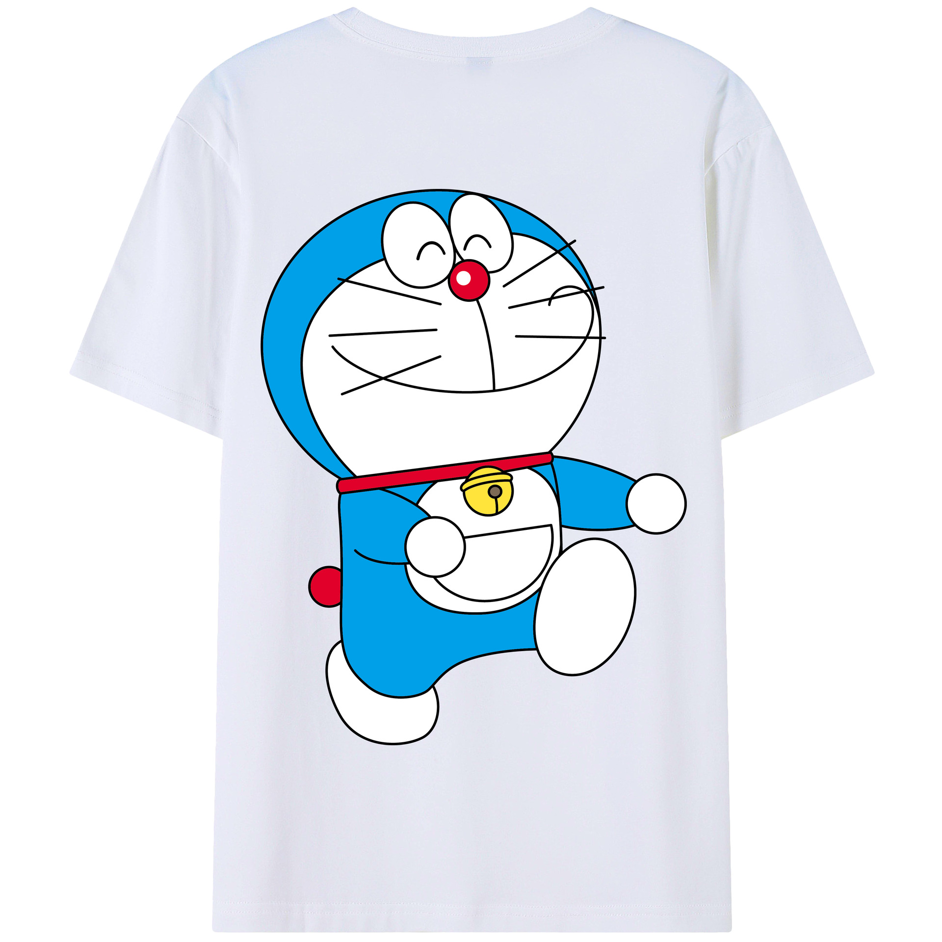 （画像用） ドラえもん Doraemon 綿100％半袖Tシャツ（背面プリント）