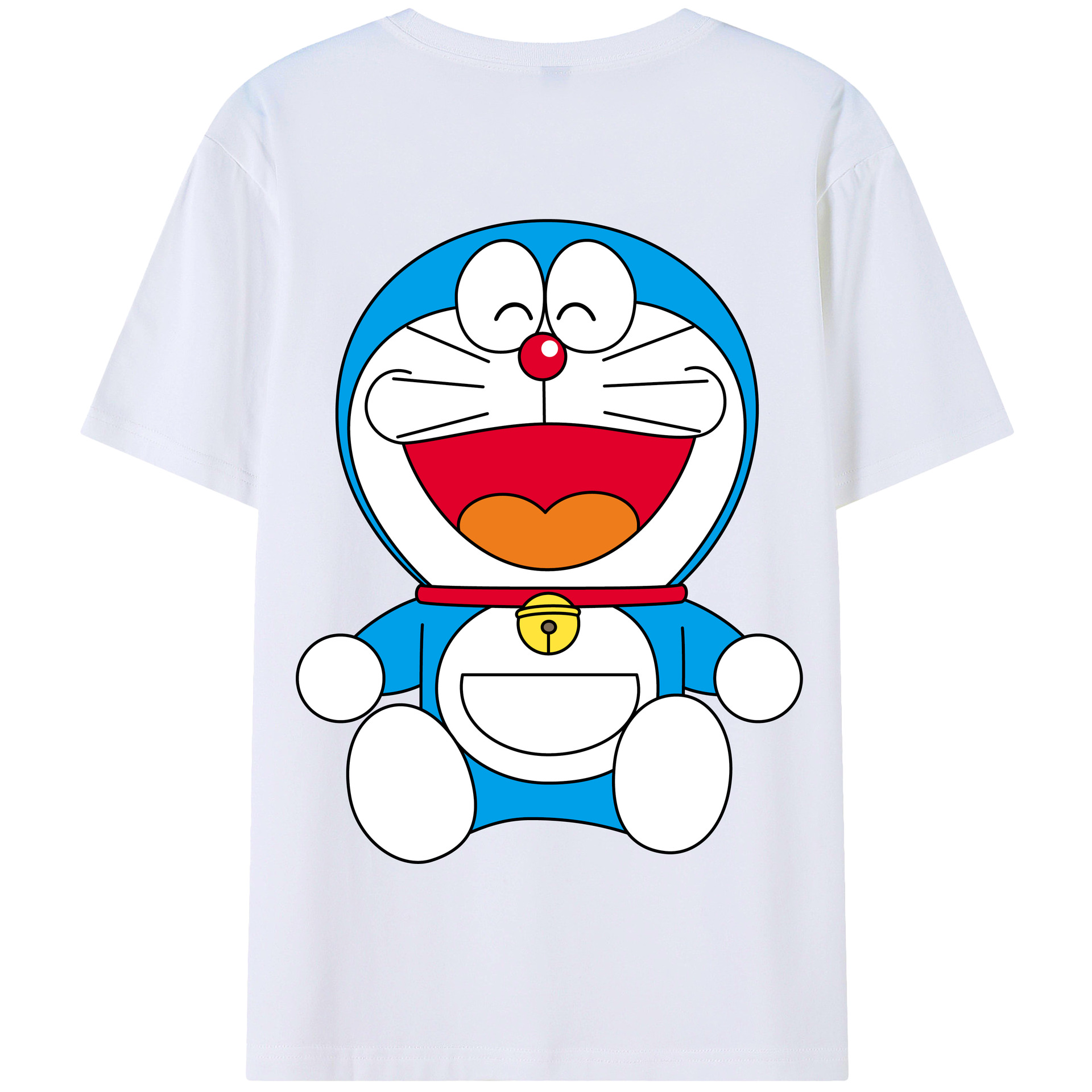 （画像用） ドラえもん Doraemon 綿100％半袖Tシャツ（背面プリント）