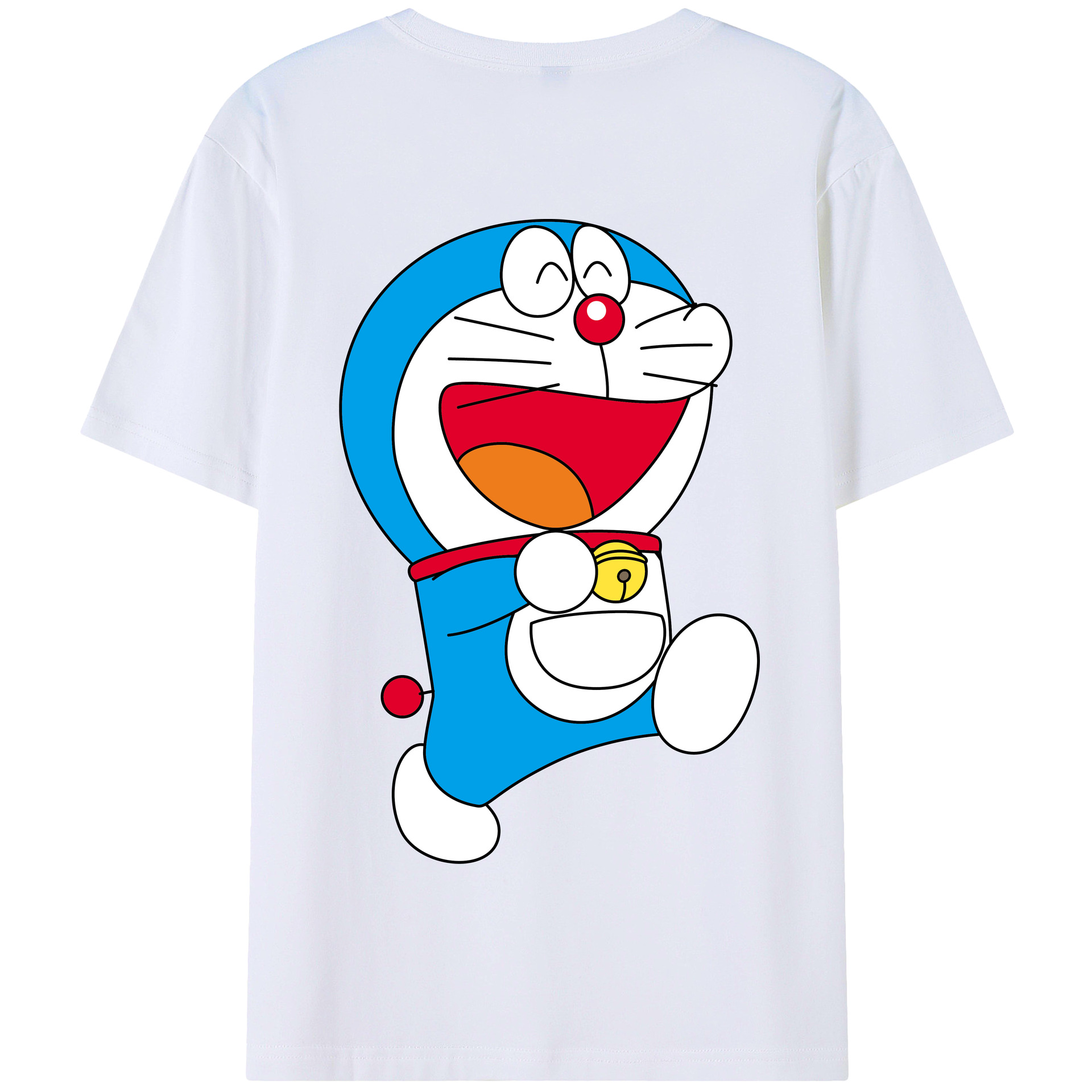（画像用） ドラえもん Doraemon 綿100％半袖Tシャツ（背面プリント）