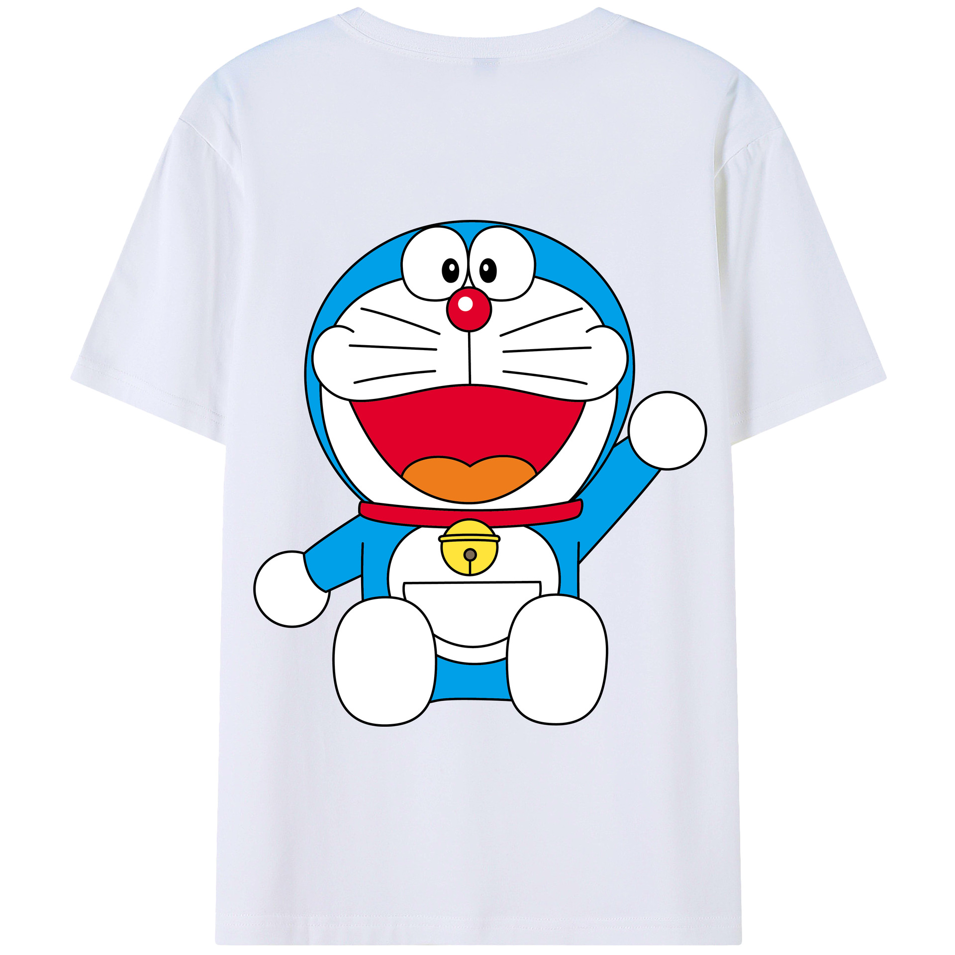 （画像用） ドラえもん Doraemon 綿100％半袖Tシャツ（背面プリント）