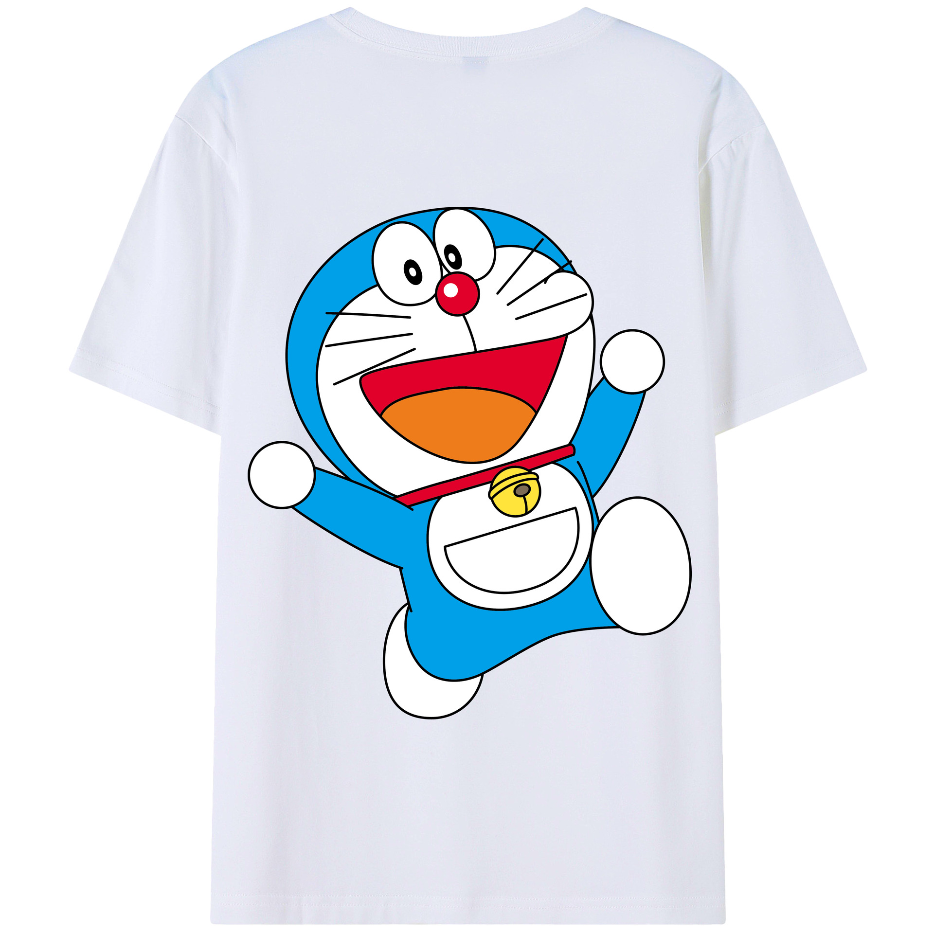 （画像用） ドラえもん Doraemon 綿100％半袖Tシャツ（背面プリント）