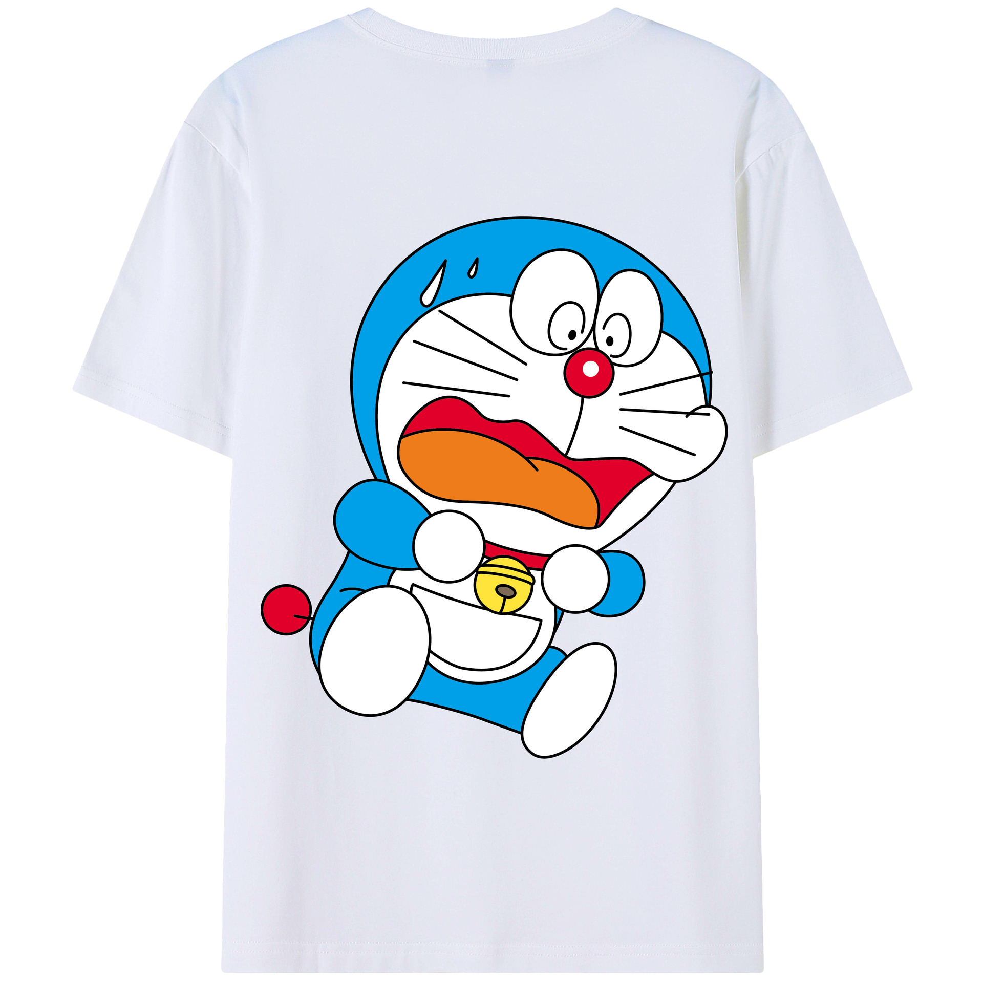 （画像用） ドラえもん Doraemon 綿100％半袖Tシャツ（背面プリント）