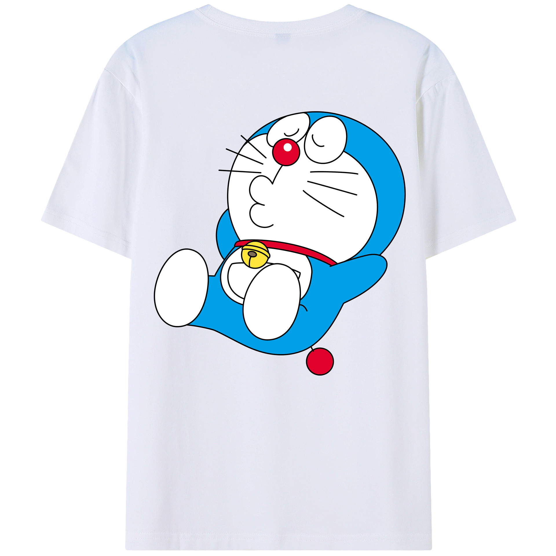 （画像用） ドラえもん Doraemon 綿100％半袖Tシャツ（背面プリント）