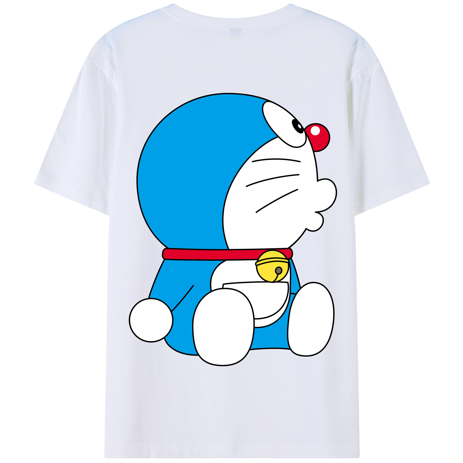 （画像用） ドラえもん Doraemon 綿100％半袖Tシャツ（背面プリント）