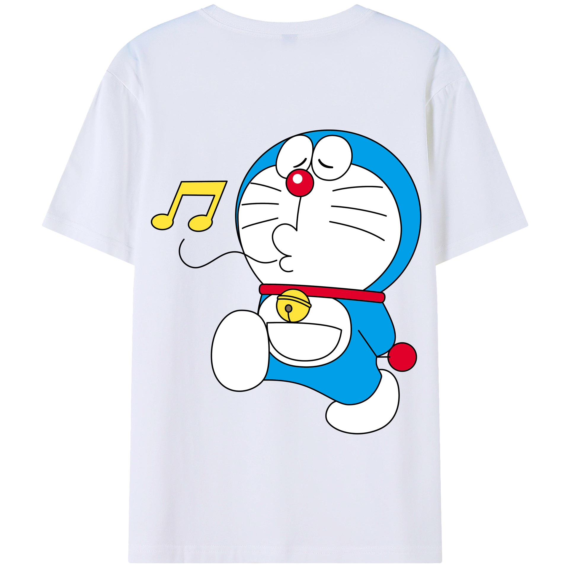 （画像用） ドラえもん Doraemon 綿100％半袖Tシャツ（背面プリント）