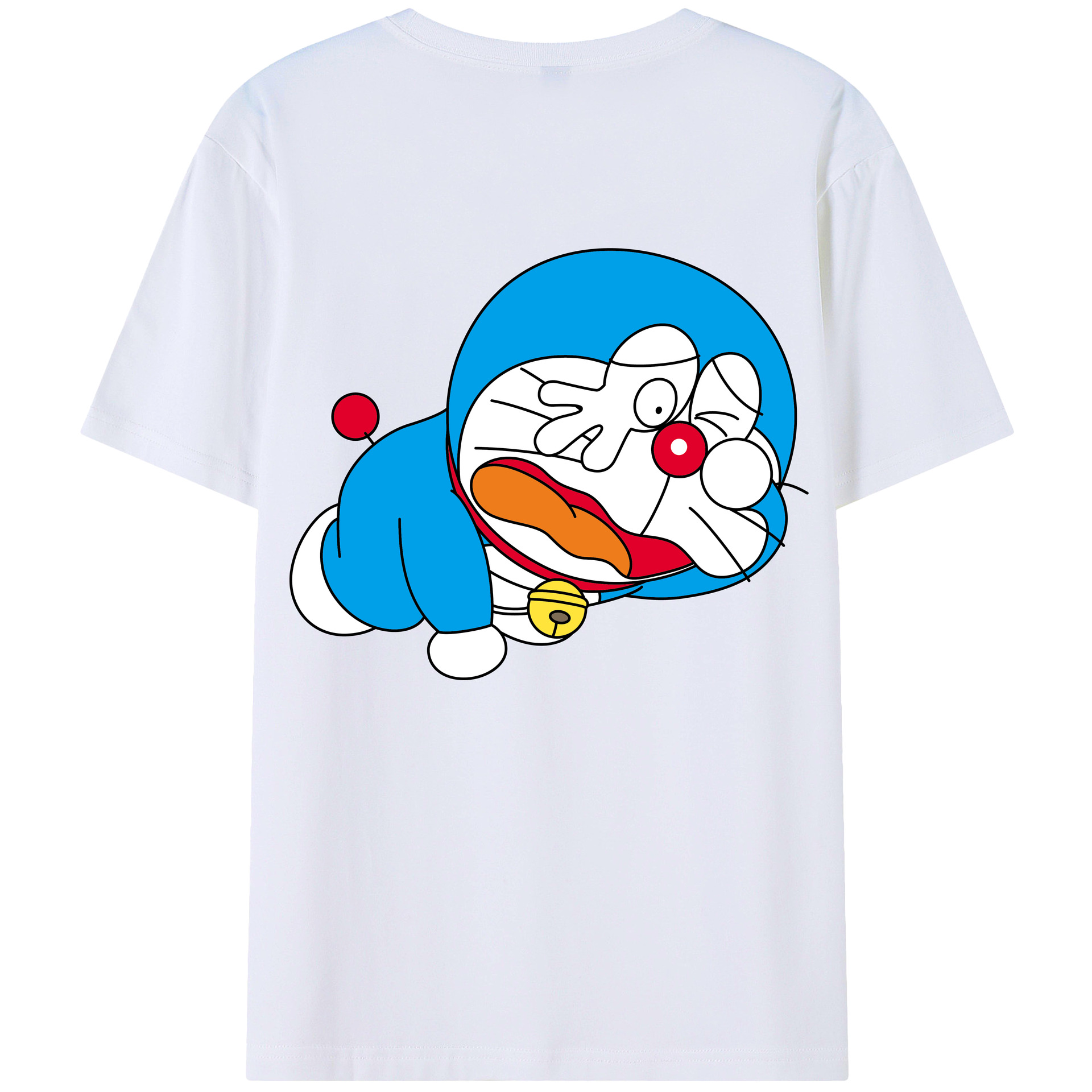 （画像用） ドラえもん Doraemon 綿100％半袖Tシャツ（背面プリント）